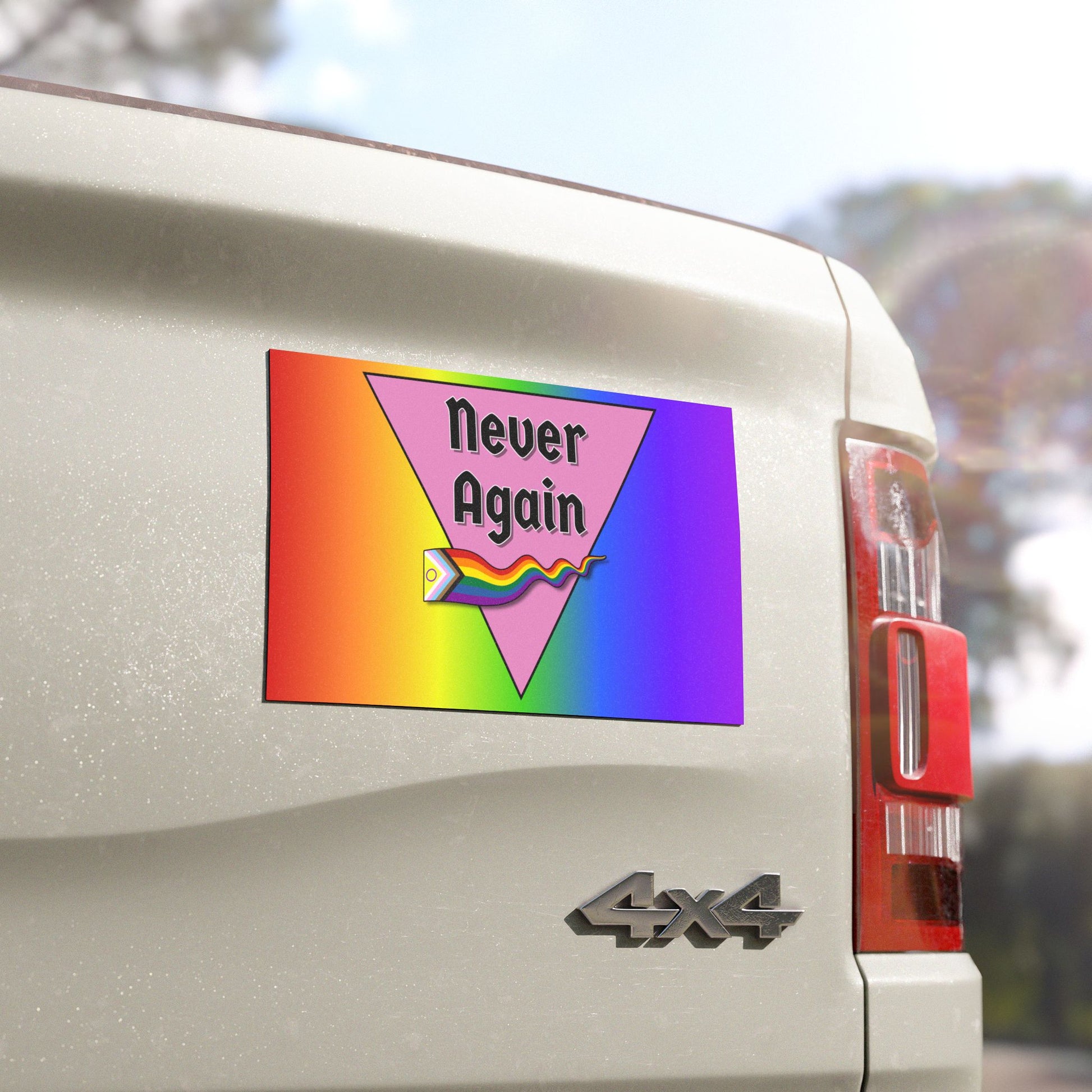 Never Again Pride Car Magnets
