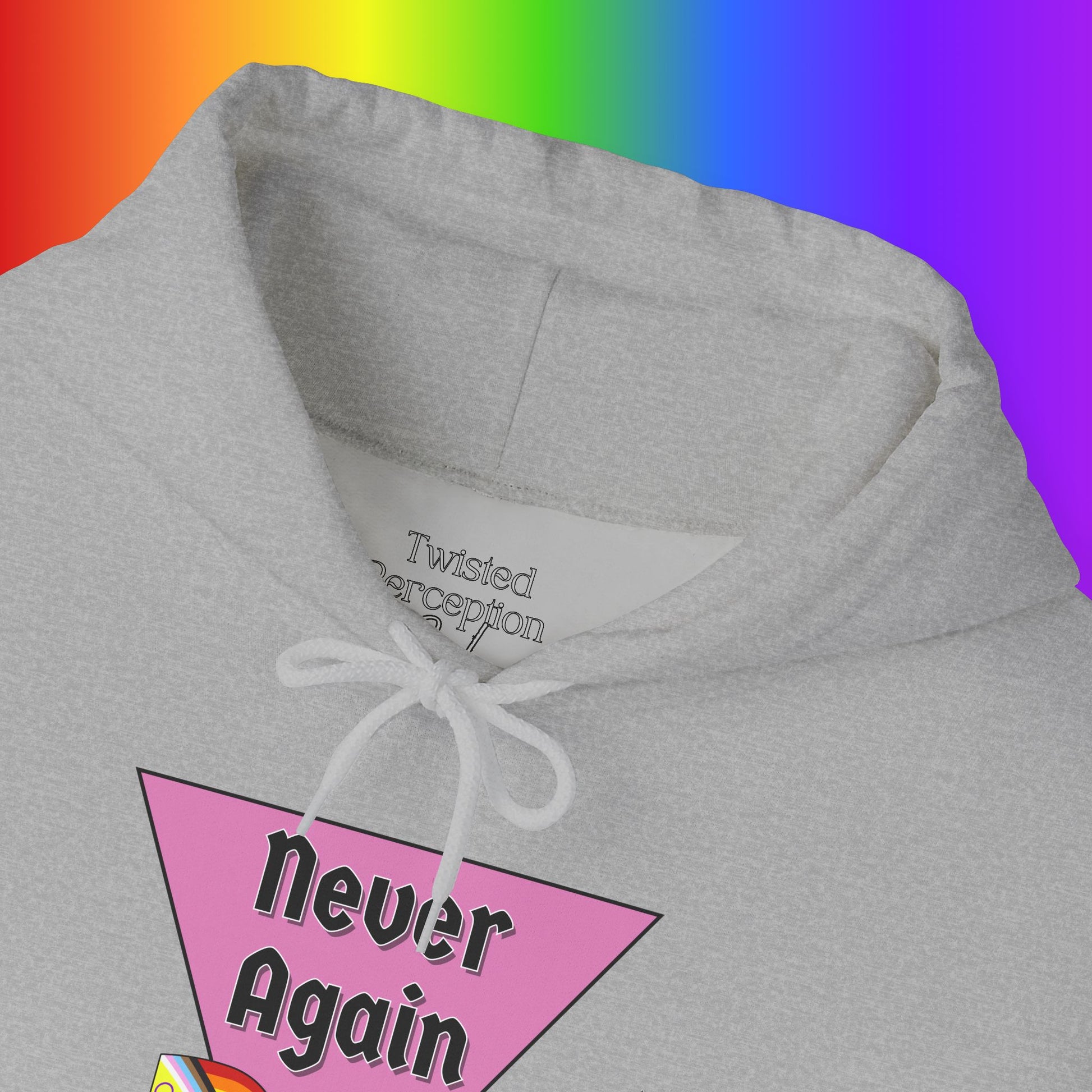 Never Again Heavy Blend Hoodie