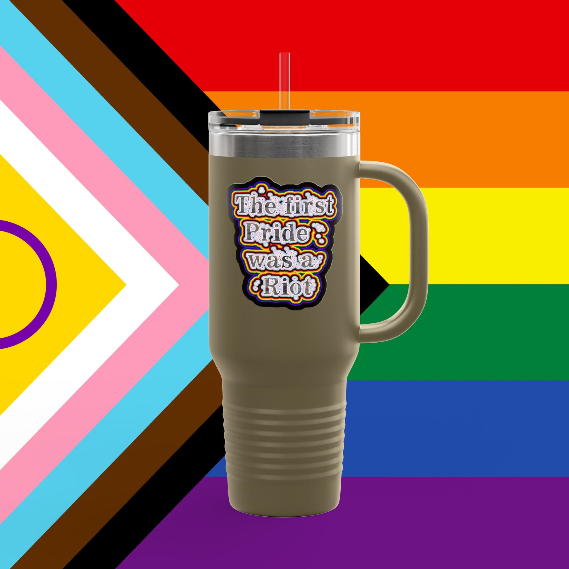 First Pride 40oz Insulated Travel Mug
