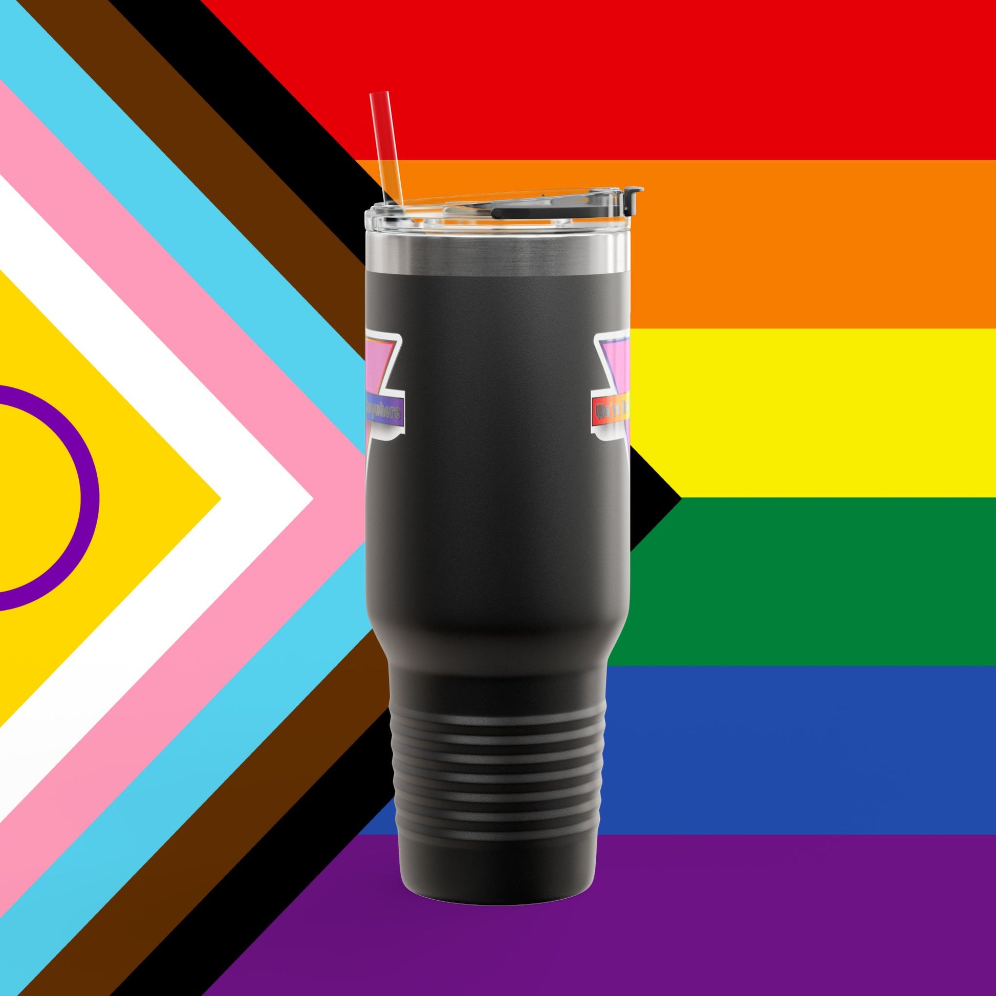 We're Not Going Anywhere Insulated Travel Mug - 40oz