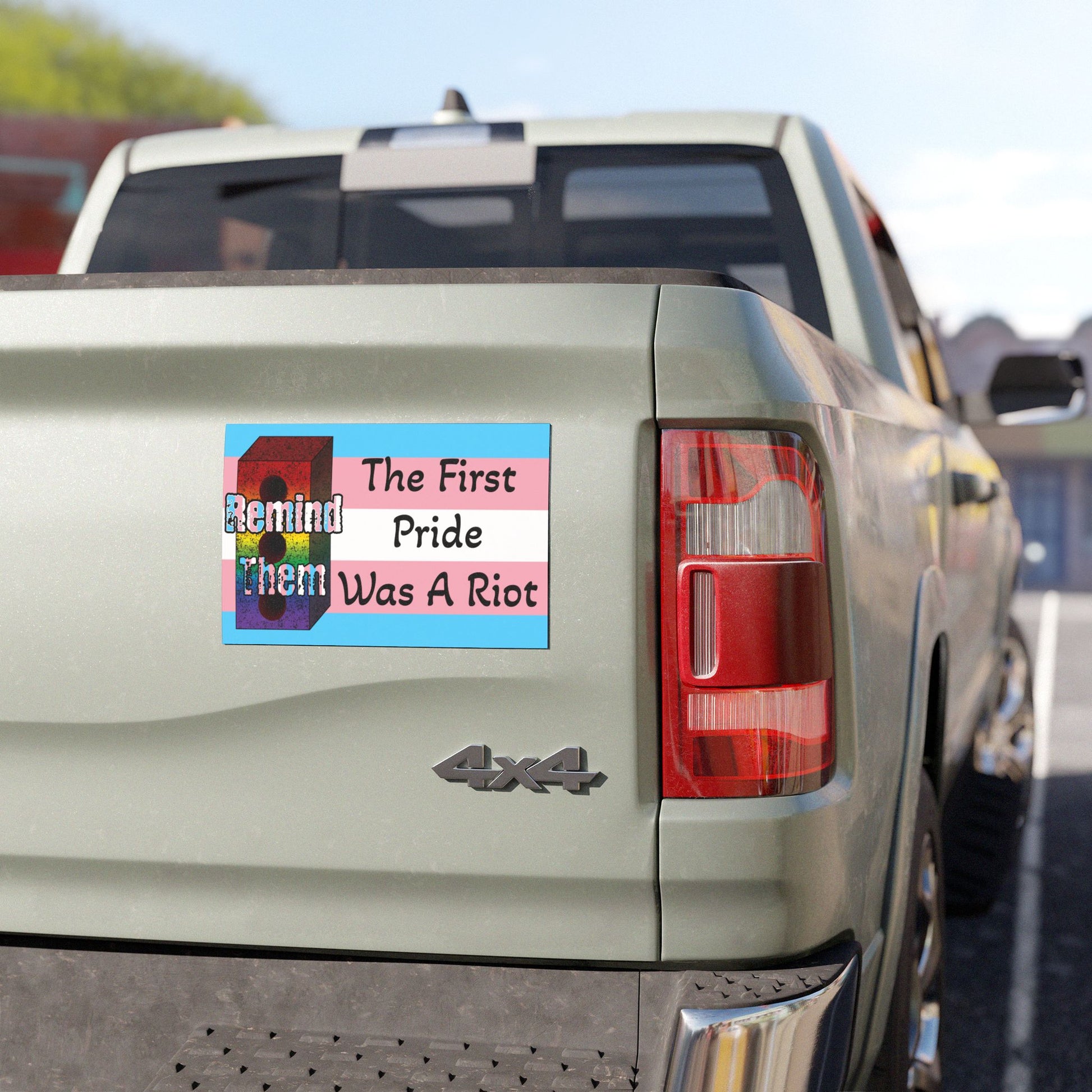Remind Them Stonewall Brick Car Magnet