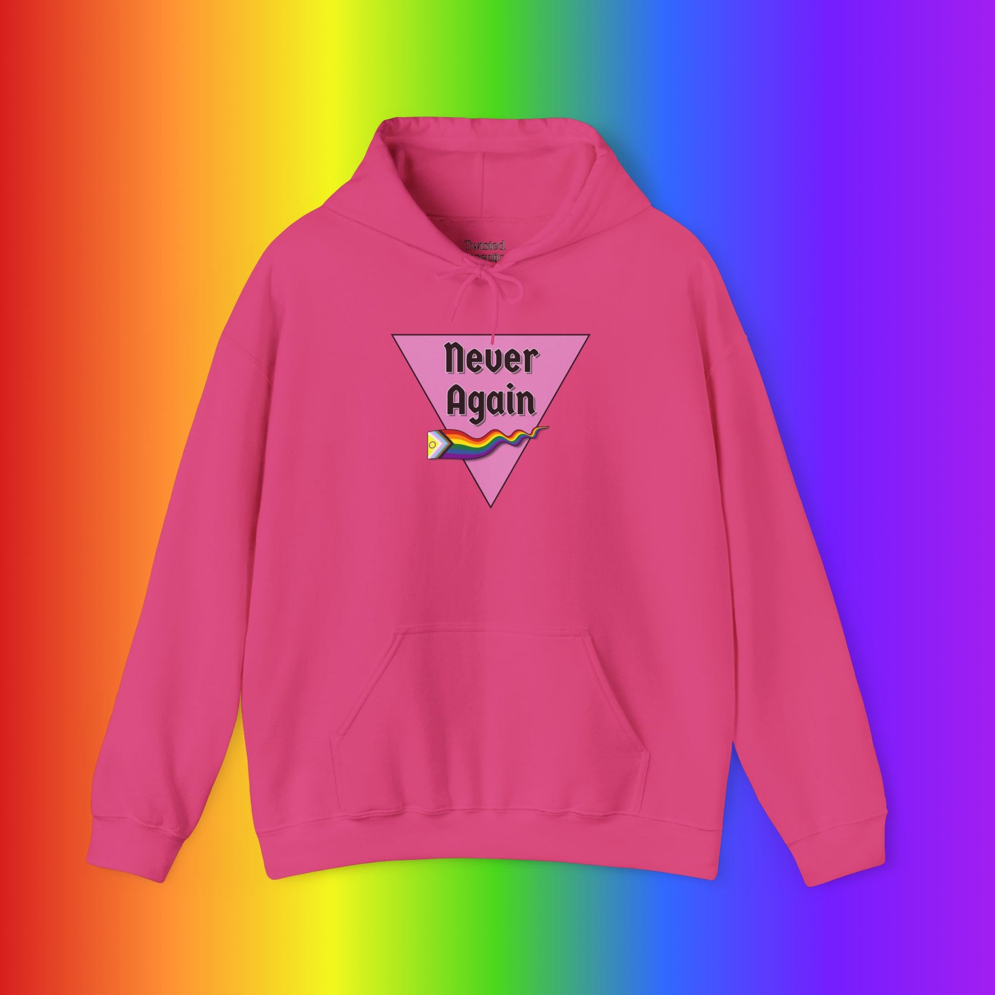 Never Again Heavy Blend Hoodie