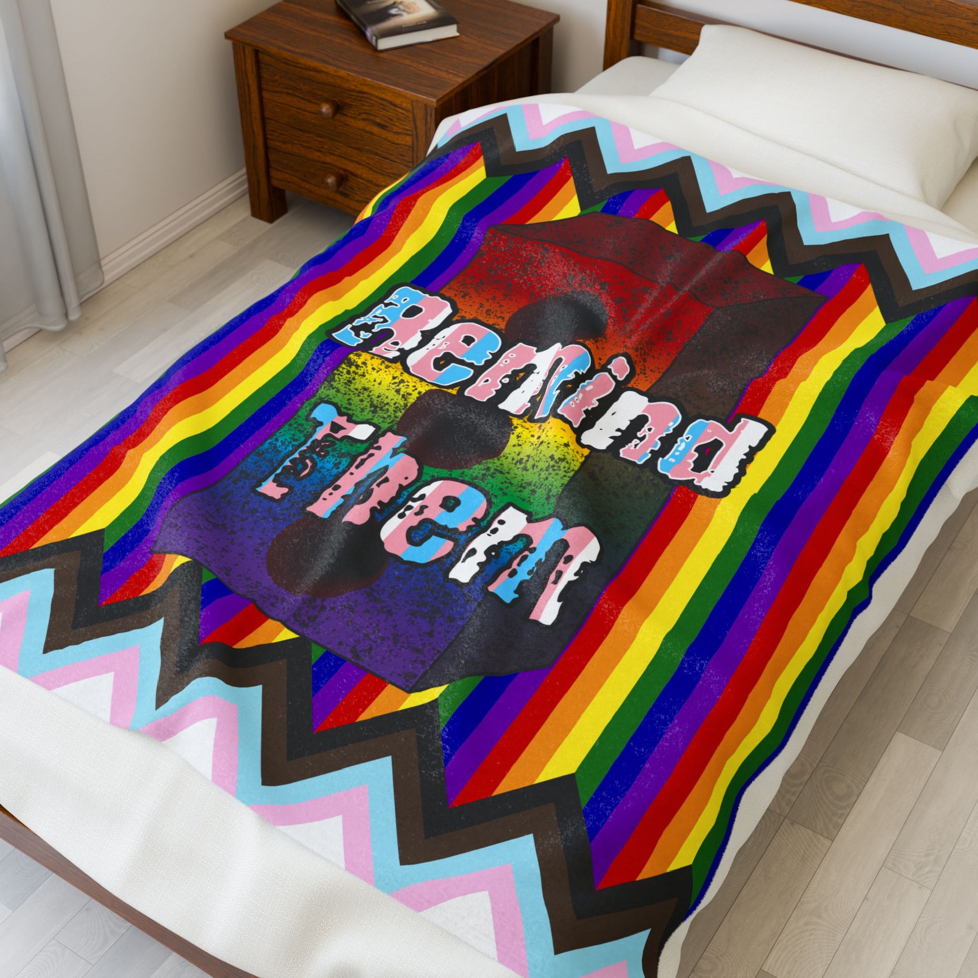 Remind Them Stonewall Brick Plush Throw Blanket