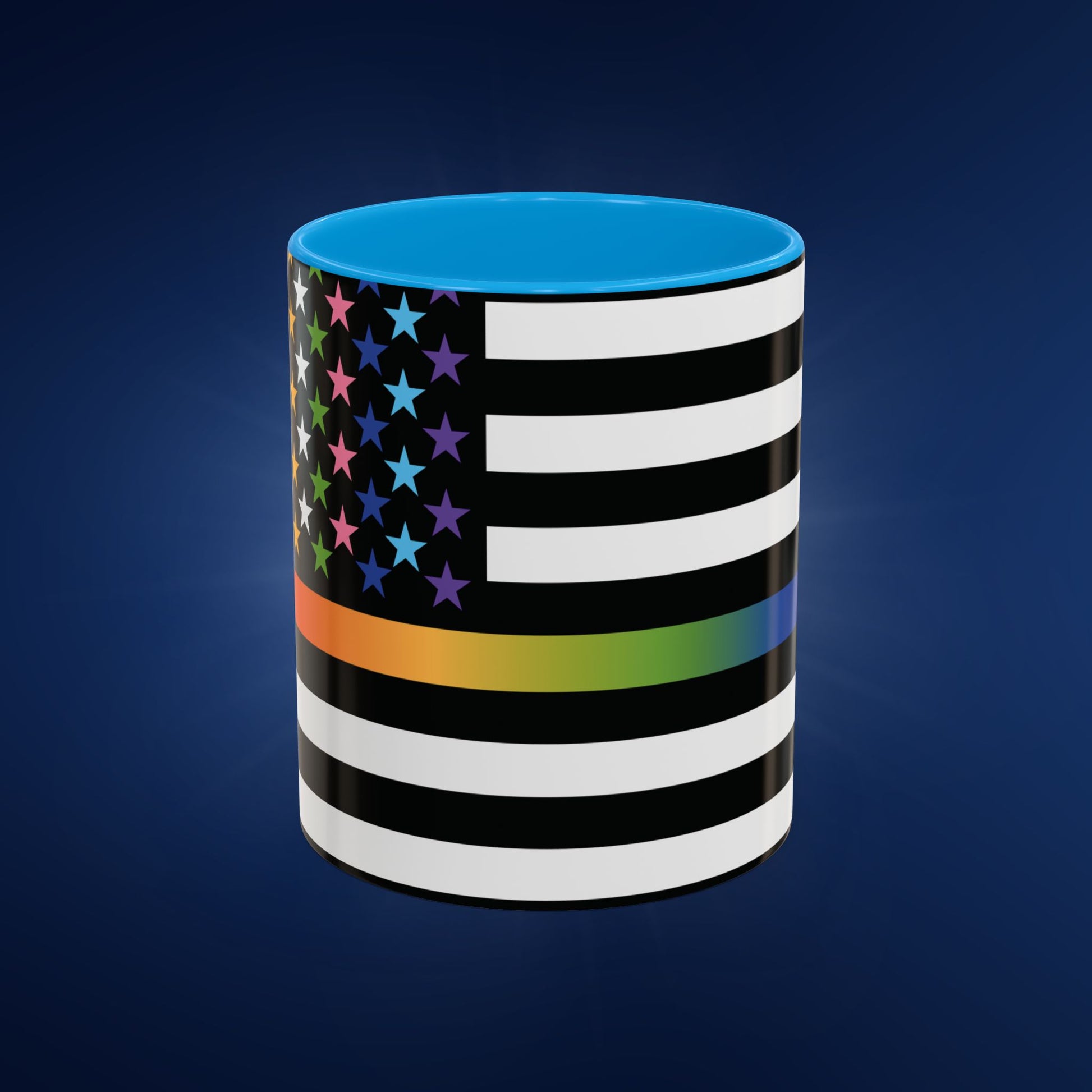 Thin Queer Line Colorful Mug, 11&15oz