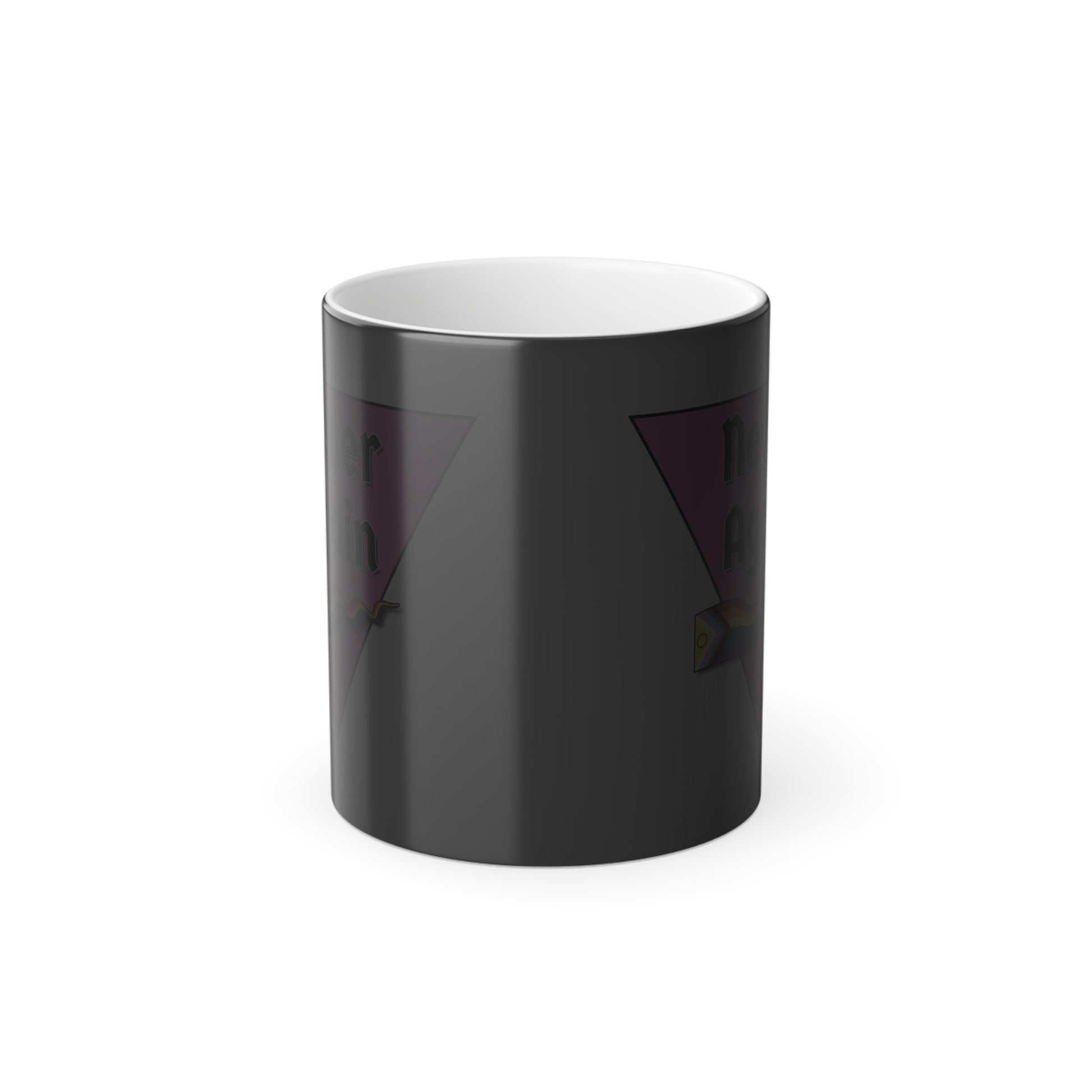 Never Again Color Morphing Coffee Mug - Fun Gift for Coffee Lovers