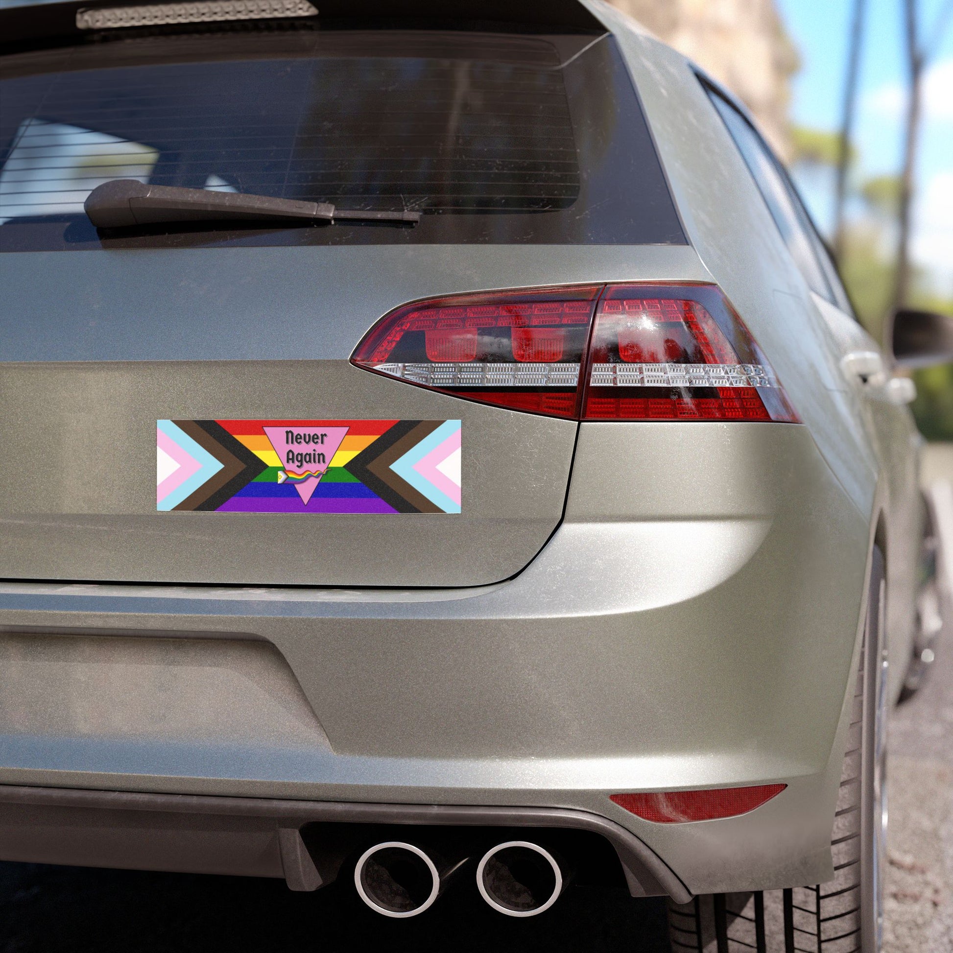 Never Again Pride Car Magnets