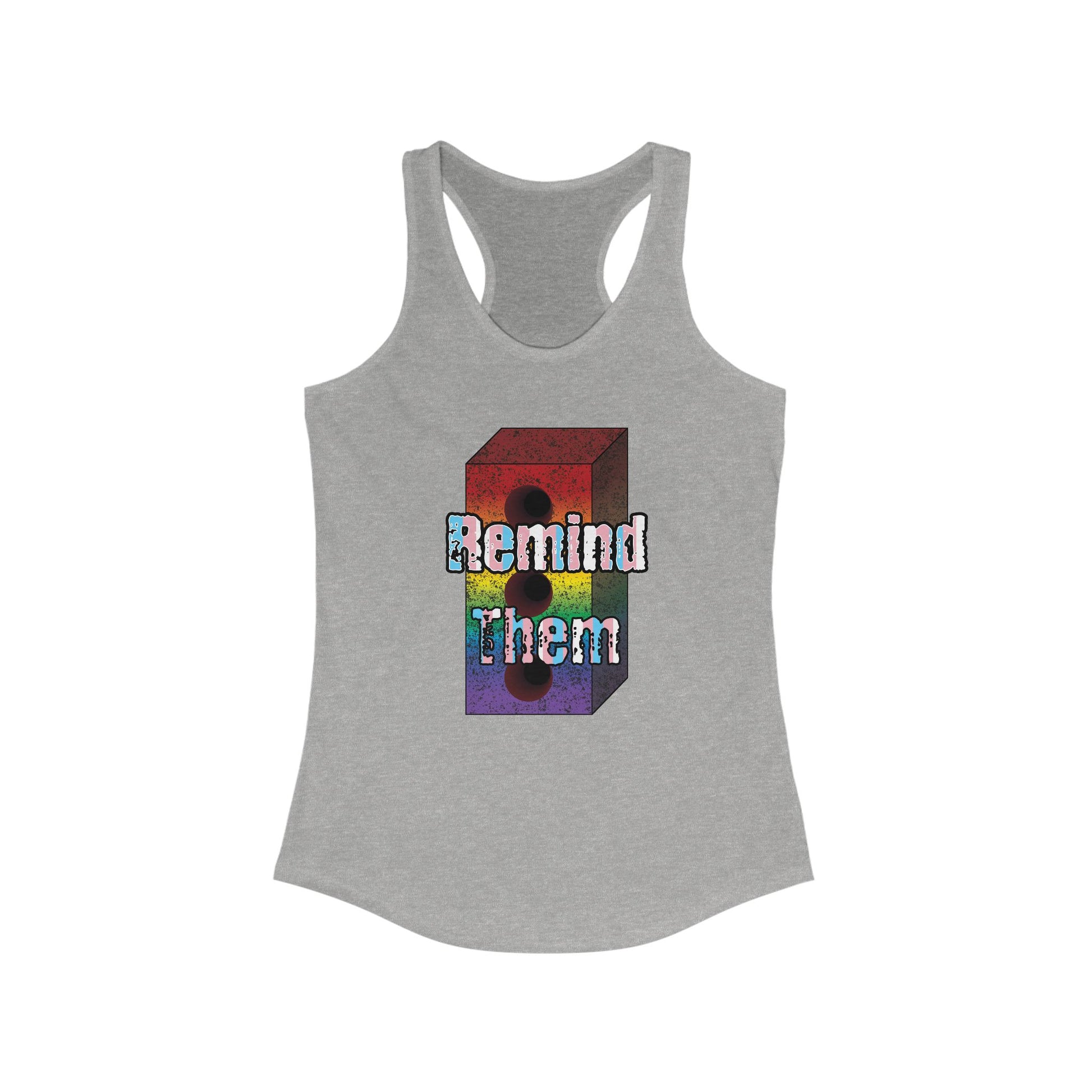 Remind Them Stonewall Brick Fem Racerback Tank