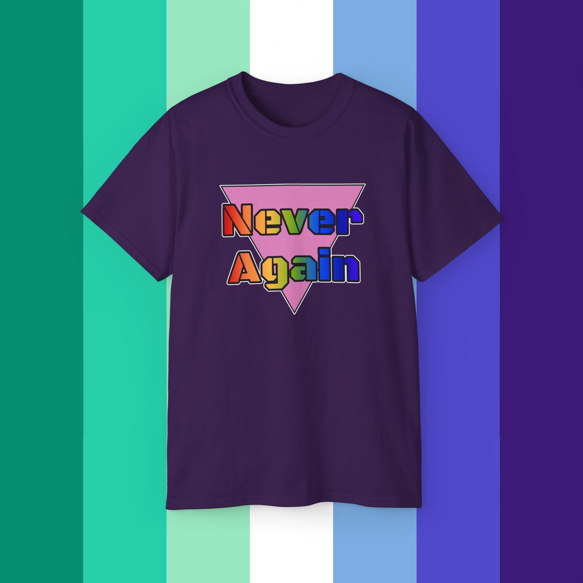 Never Again Bold Letters Ultra Cotton T-Shirt