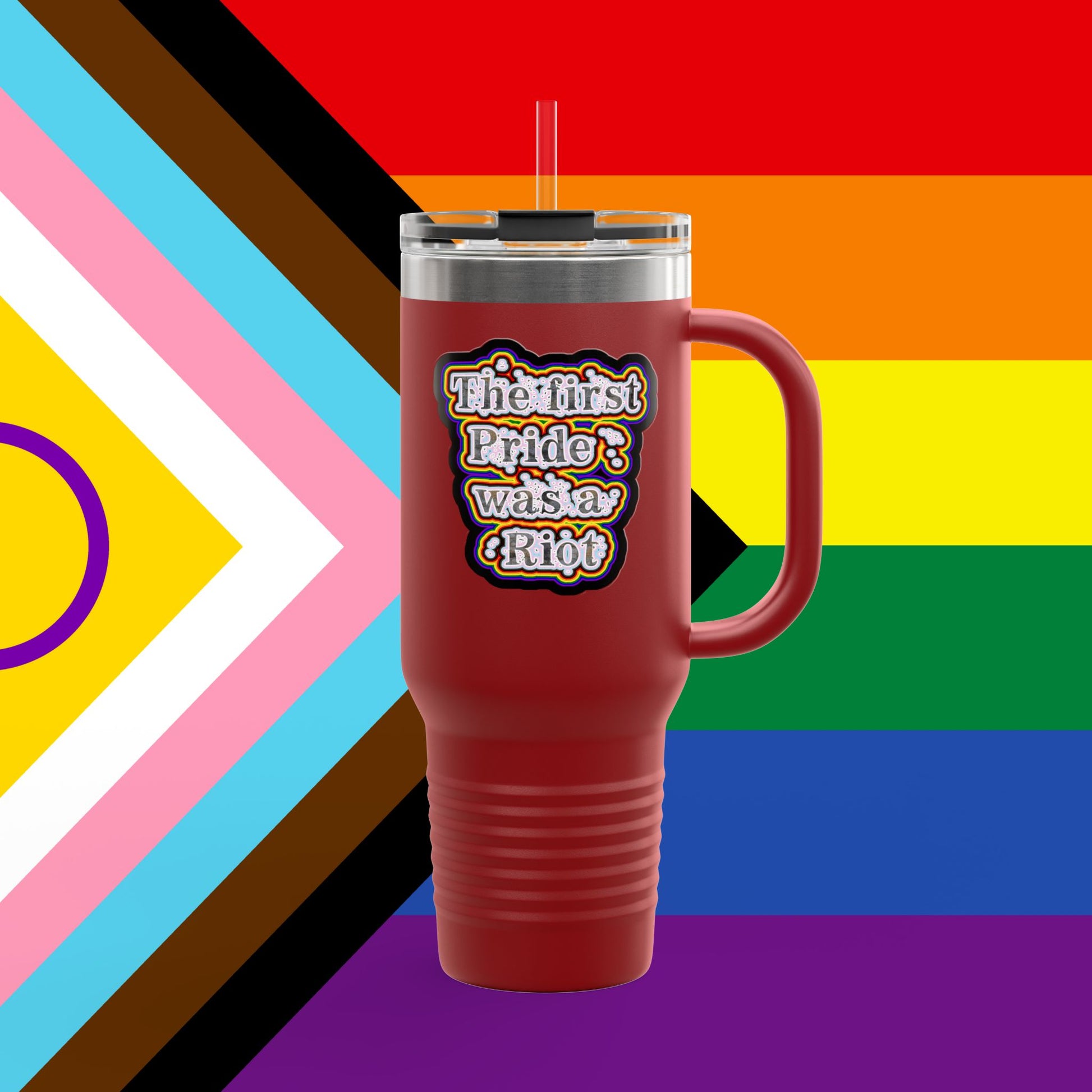 First Pride 40oz Insulated Travel Mug