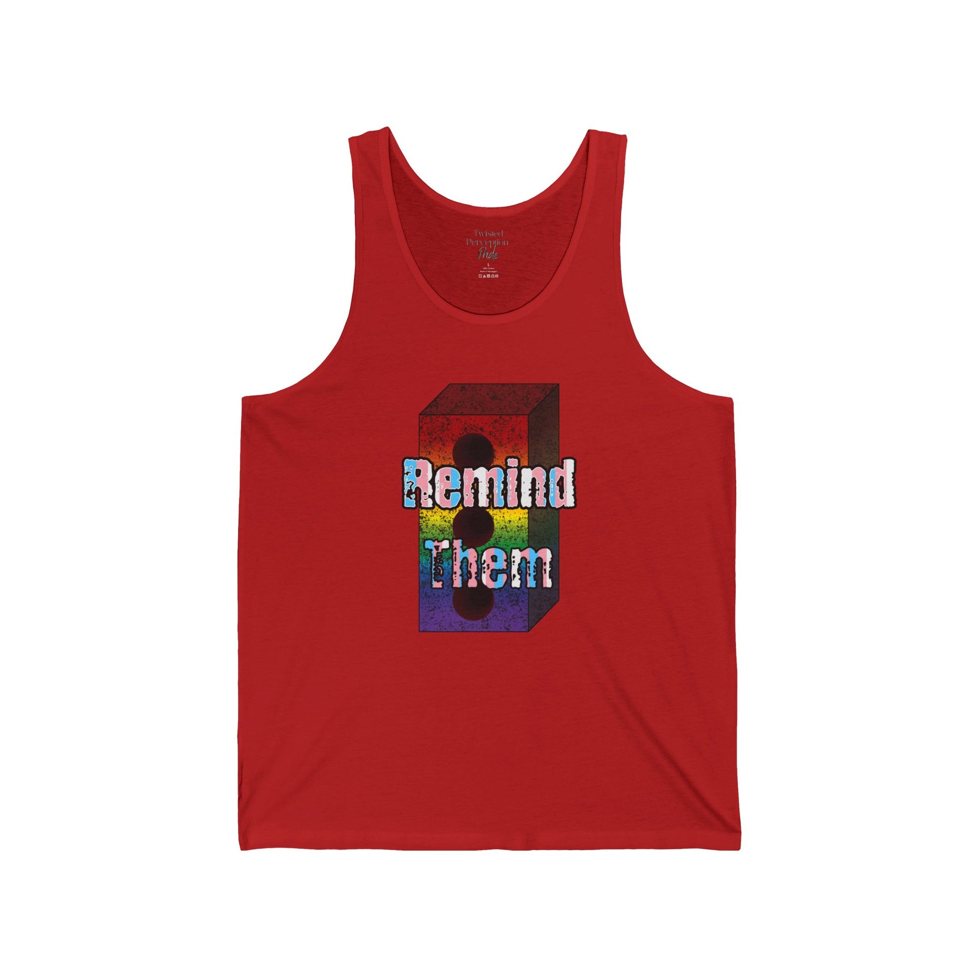 Remind Them Stonewall Brick Jersey Tank