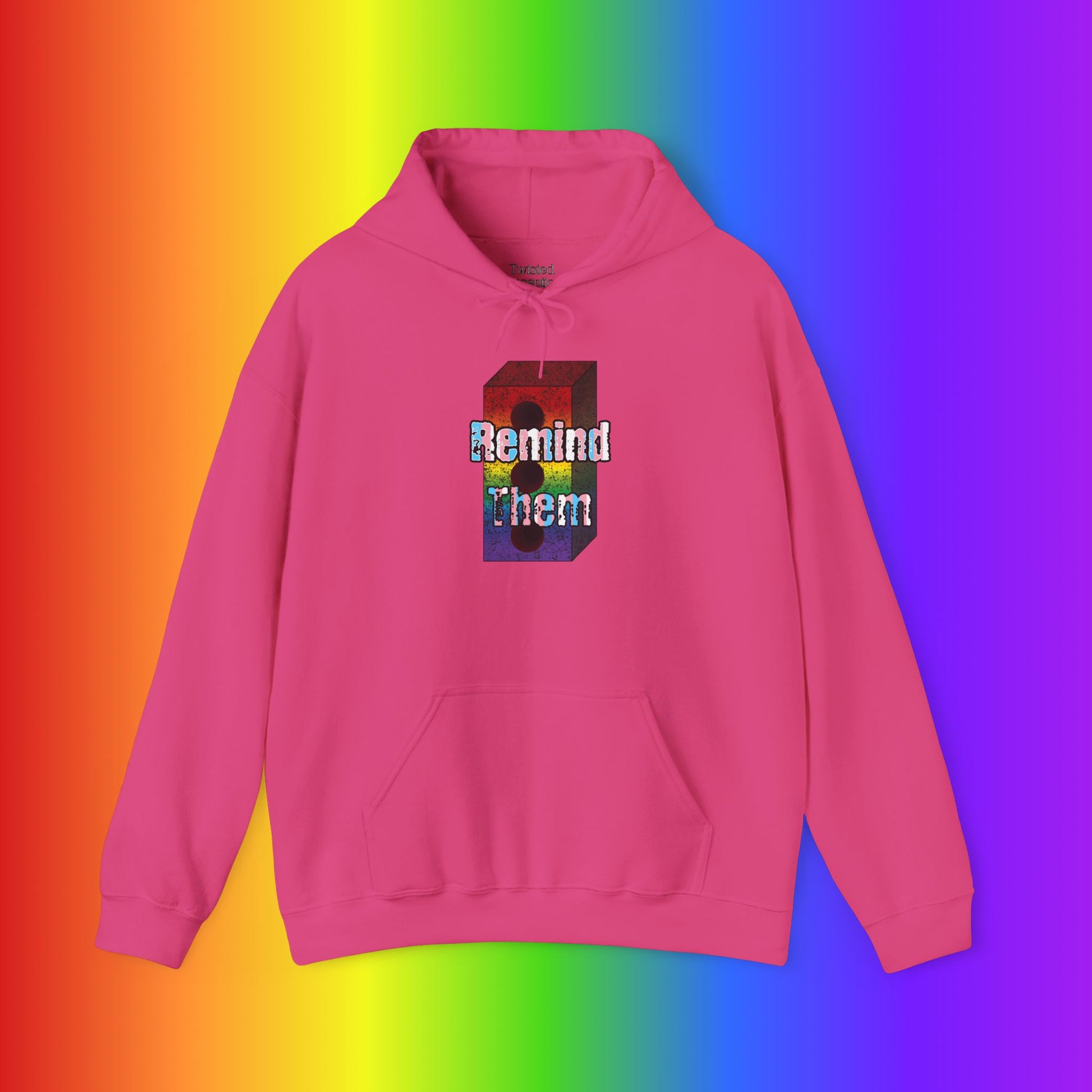Remind Them Stonewall Brick Heavy Blend Hoodie