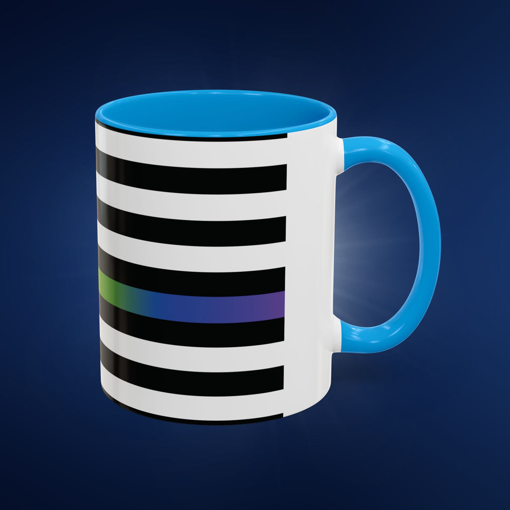 Thin Queer Line Colorful Mug, 11&15oz