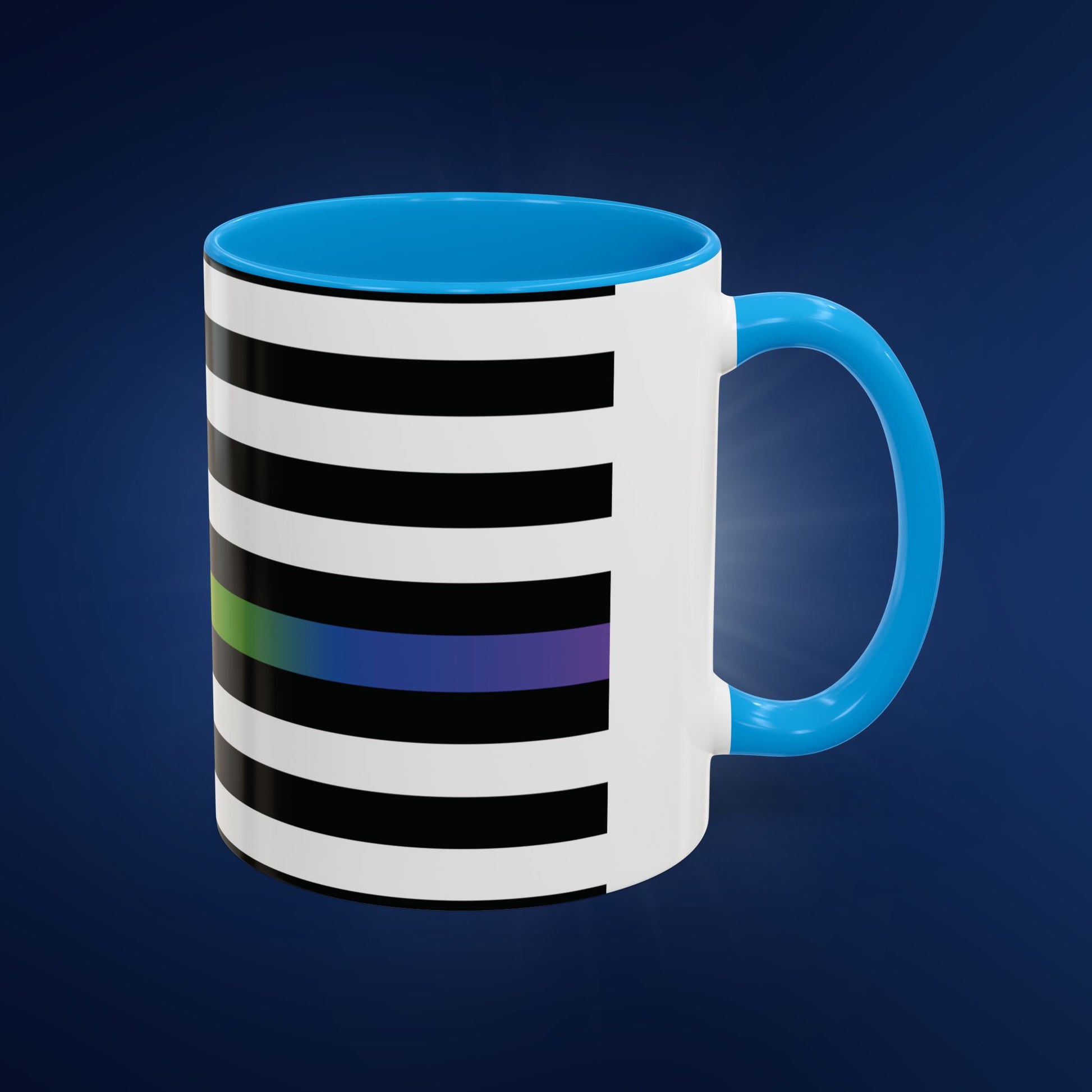Thin Queer Line Colorful Mug, 11&15oz