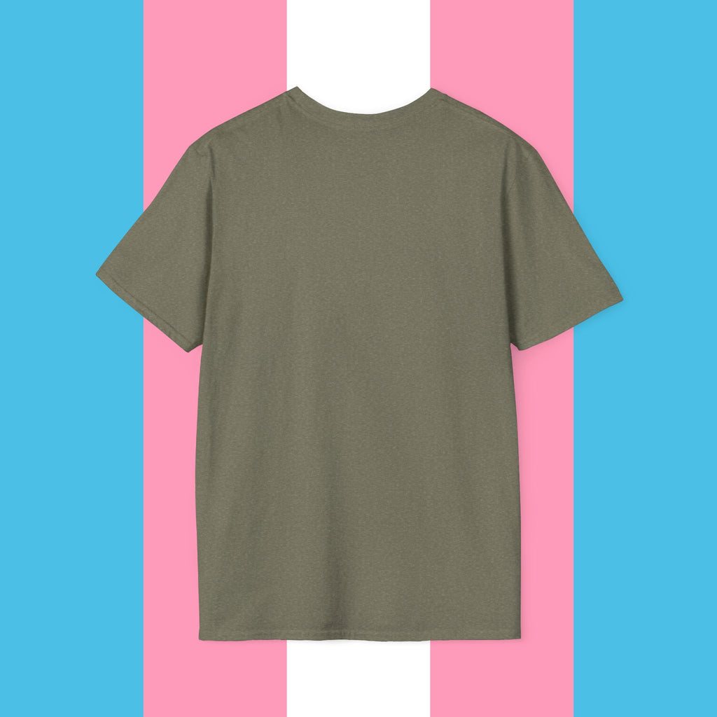 Never Again Bold Letters Gender Neutral Softstyle T-Shirt
