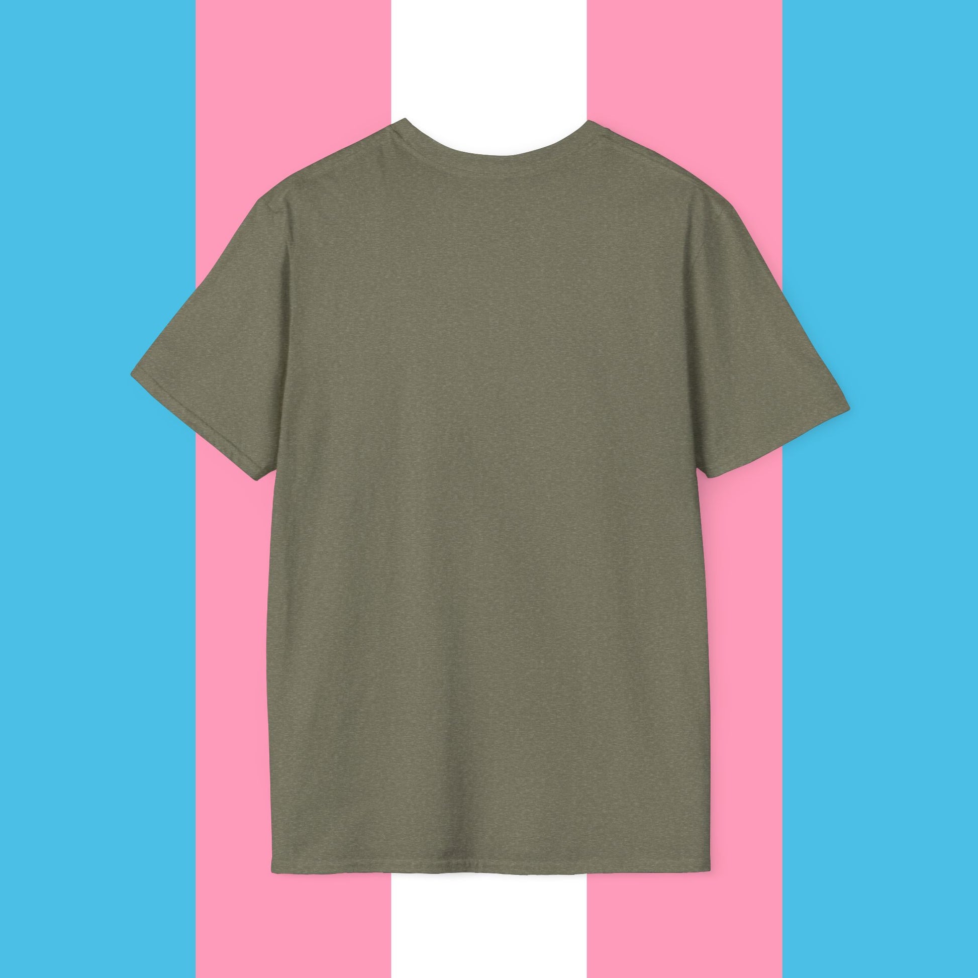 Never Again Bold Letters Gender Neutral Softstyle T-Shirt