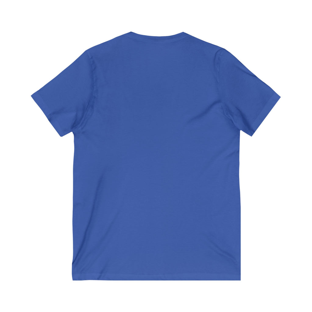 Thin Queer Line American Flag V-Neck T-shirt