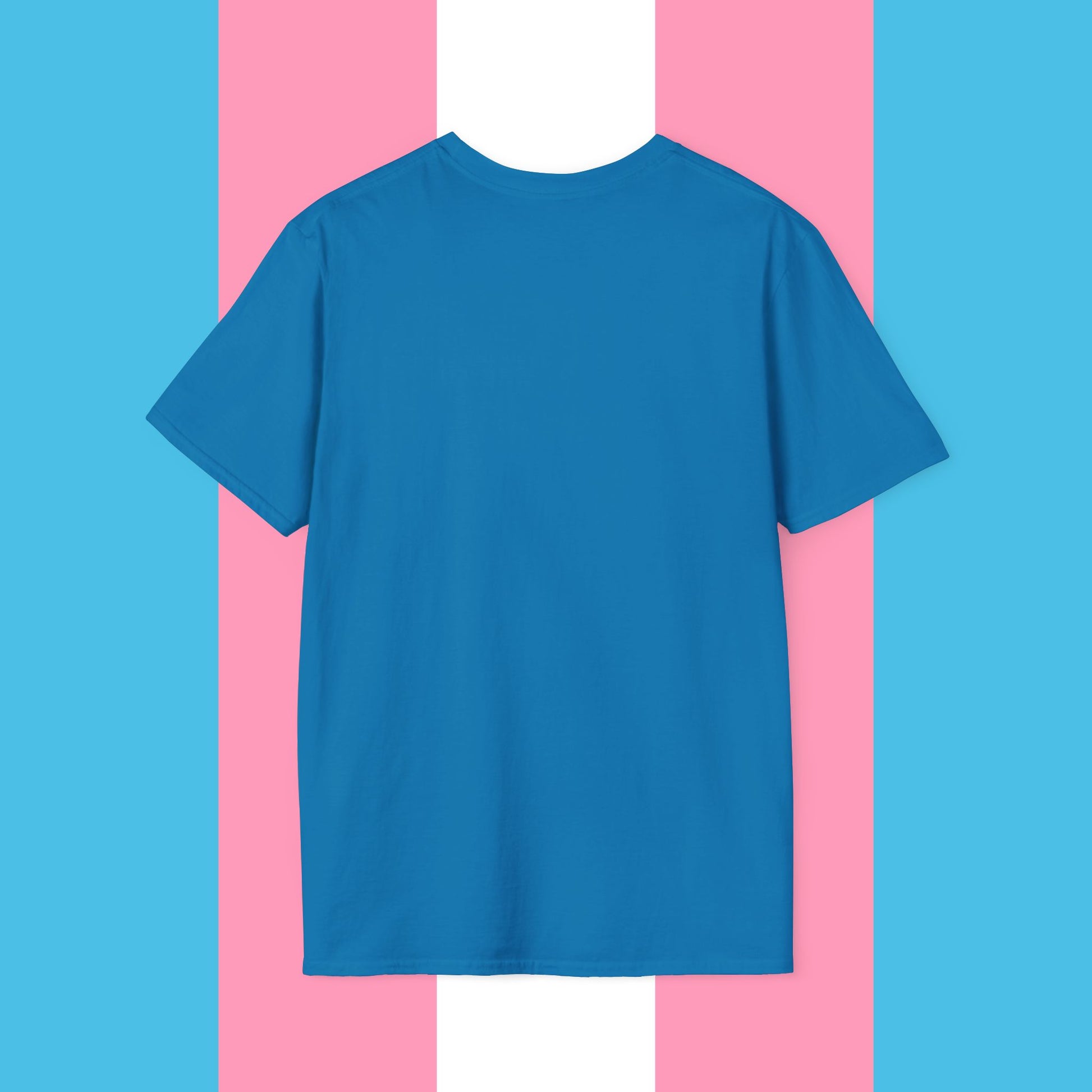 Never Again Bold Letters Gender Neutral Softstyle T-Shirt