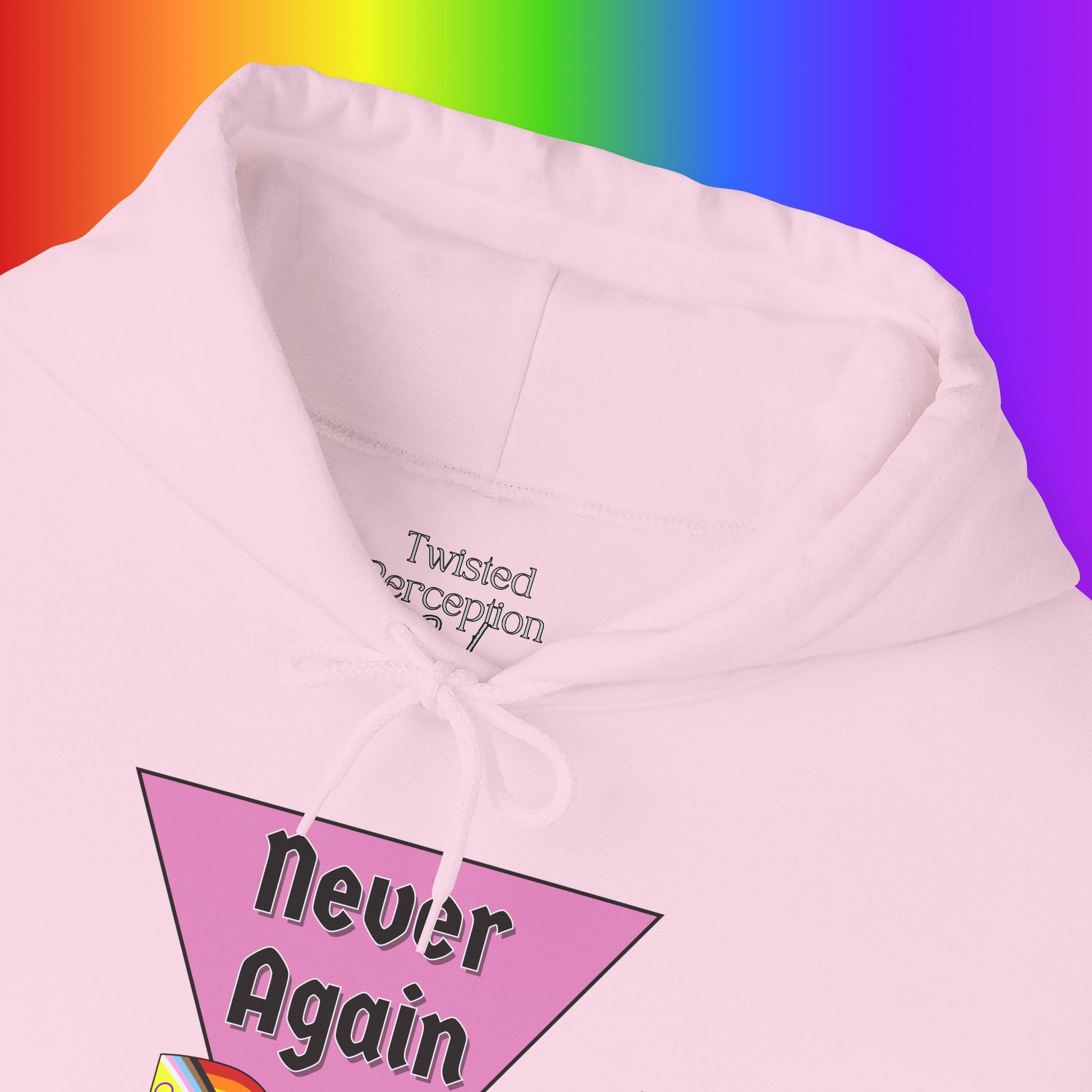 Never Again Heavy Blend Hoodie