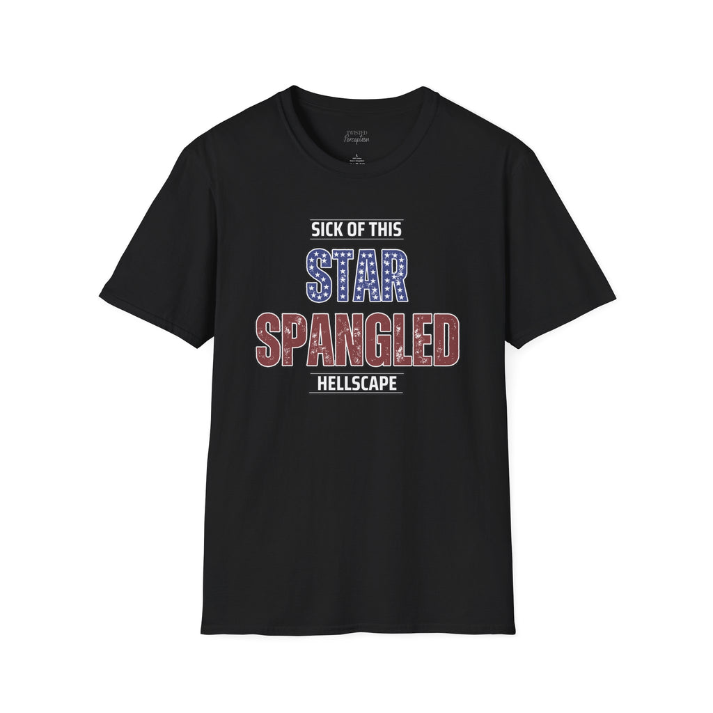 Star Spangled Hellscape Softstyle T-Shirt