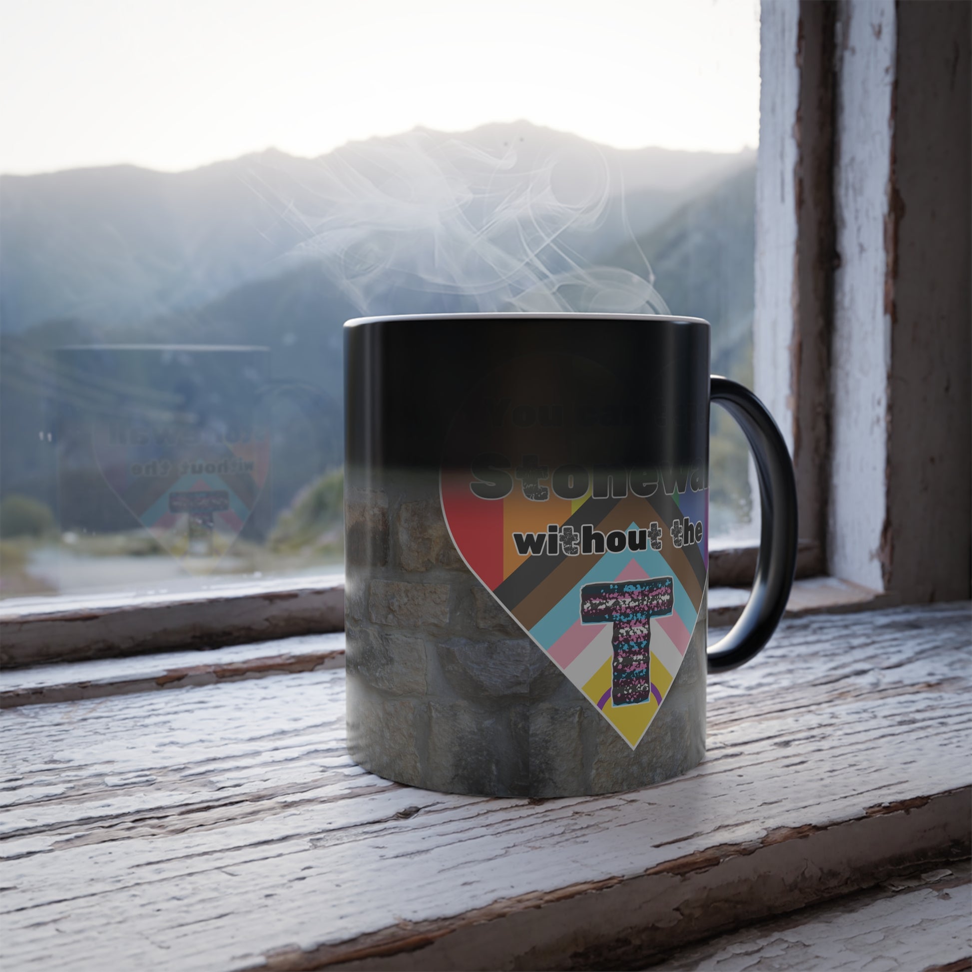 You Can't Spell Stonewall Without The T Color Morphing Mug, 11oz