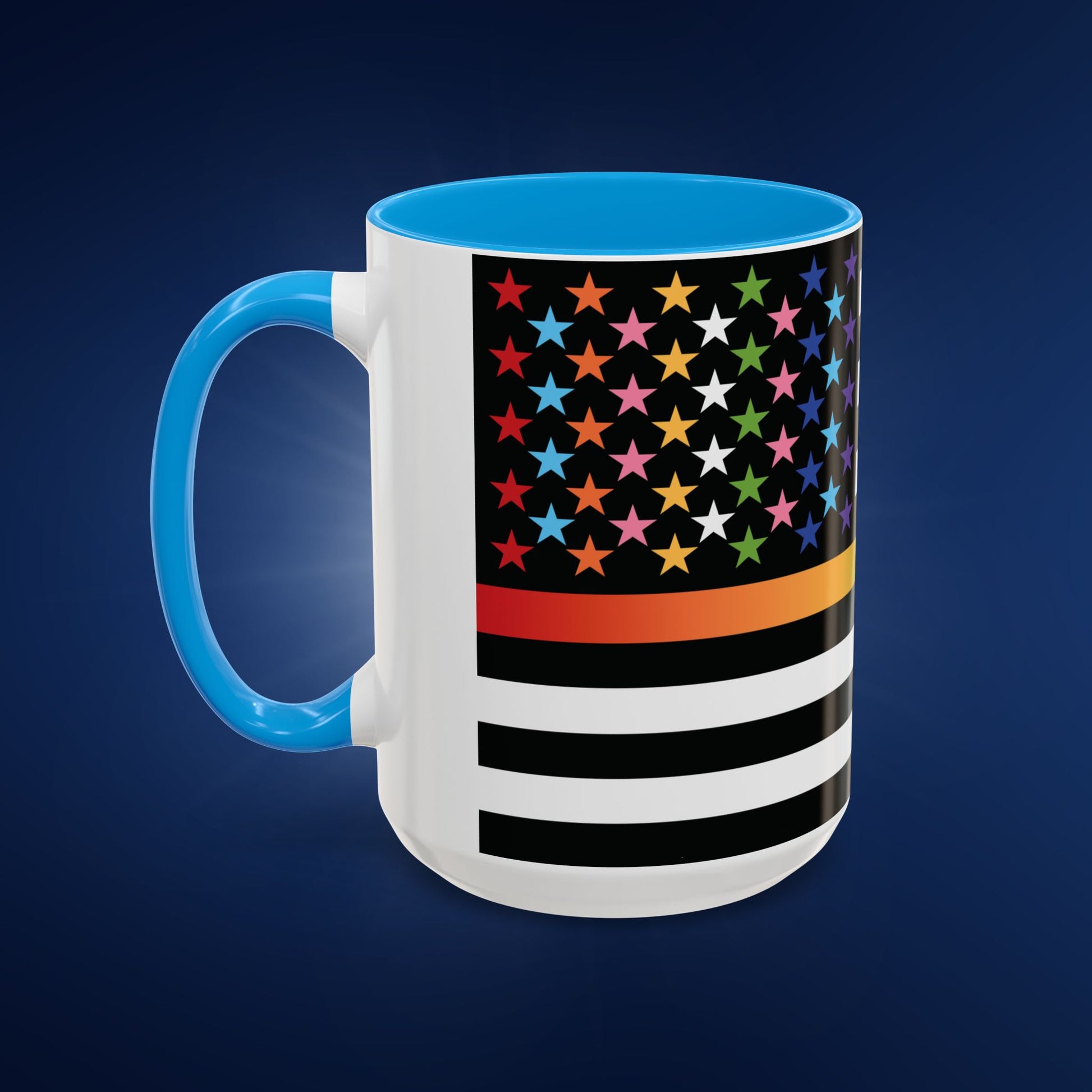 Thin Queer Line Colorful Mug, 11&15oz