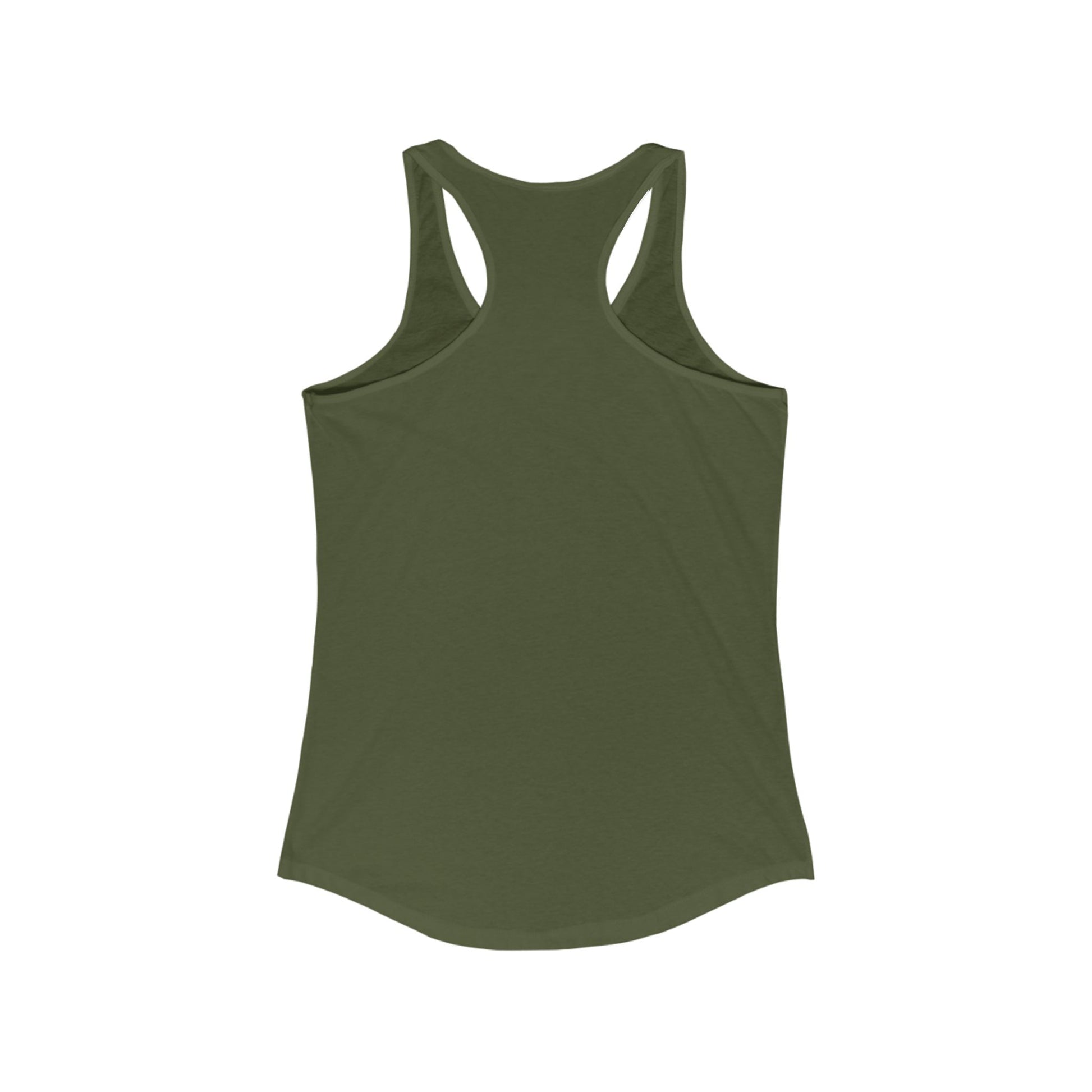 Never Again  Feminine Racerback Tank