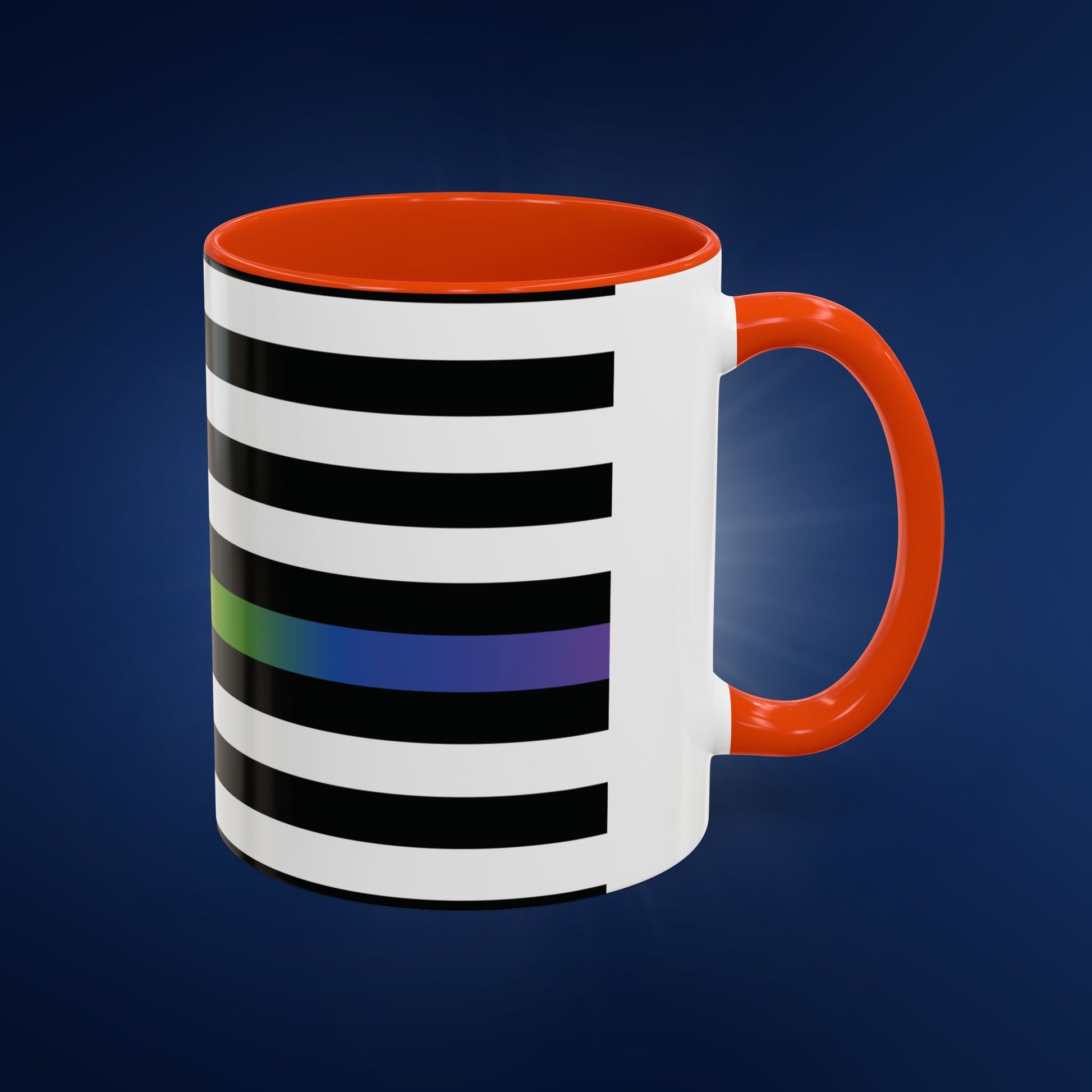 Thin Queer Line Colorful Mug, 11&15oz
