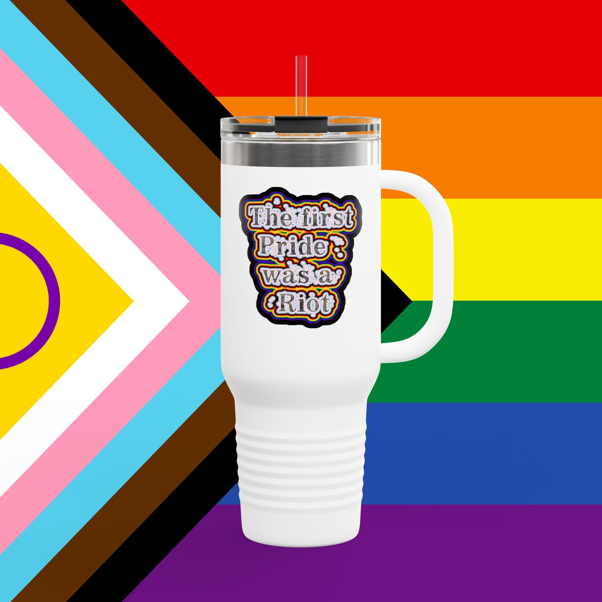 First Pride 40oz Insulated Travel Mug