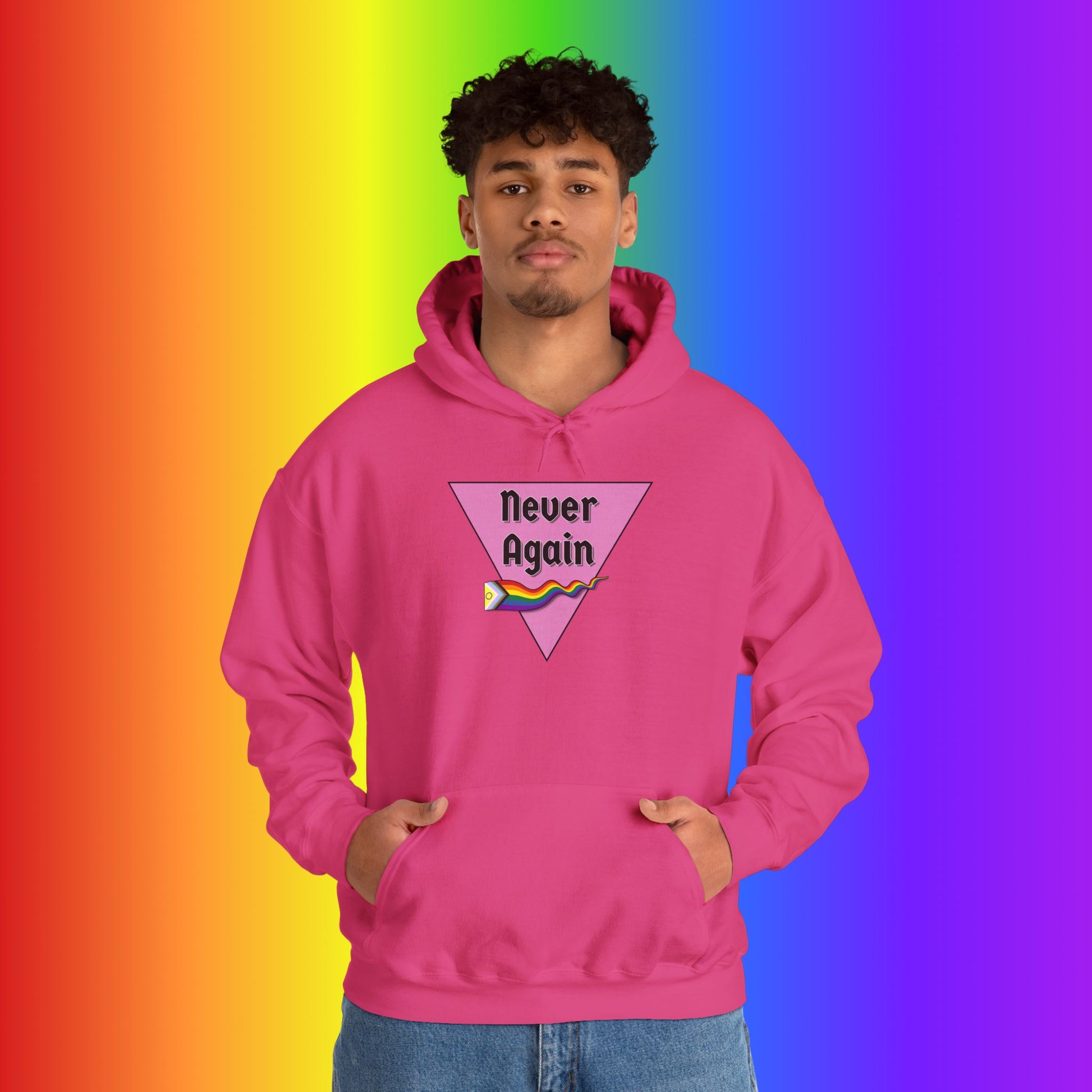 Never Again Heavy Blend Hoodie