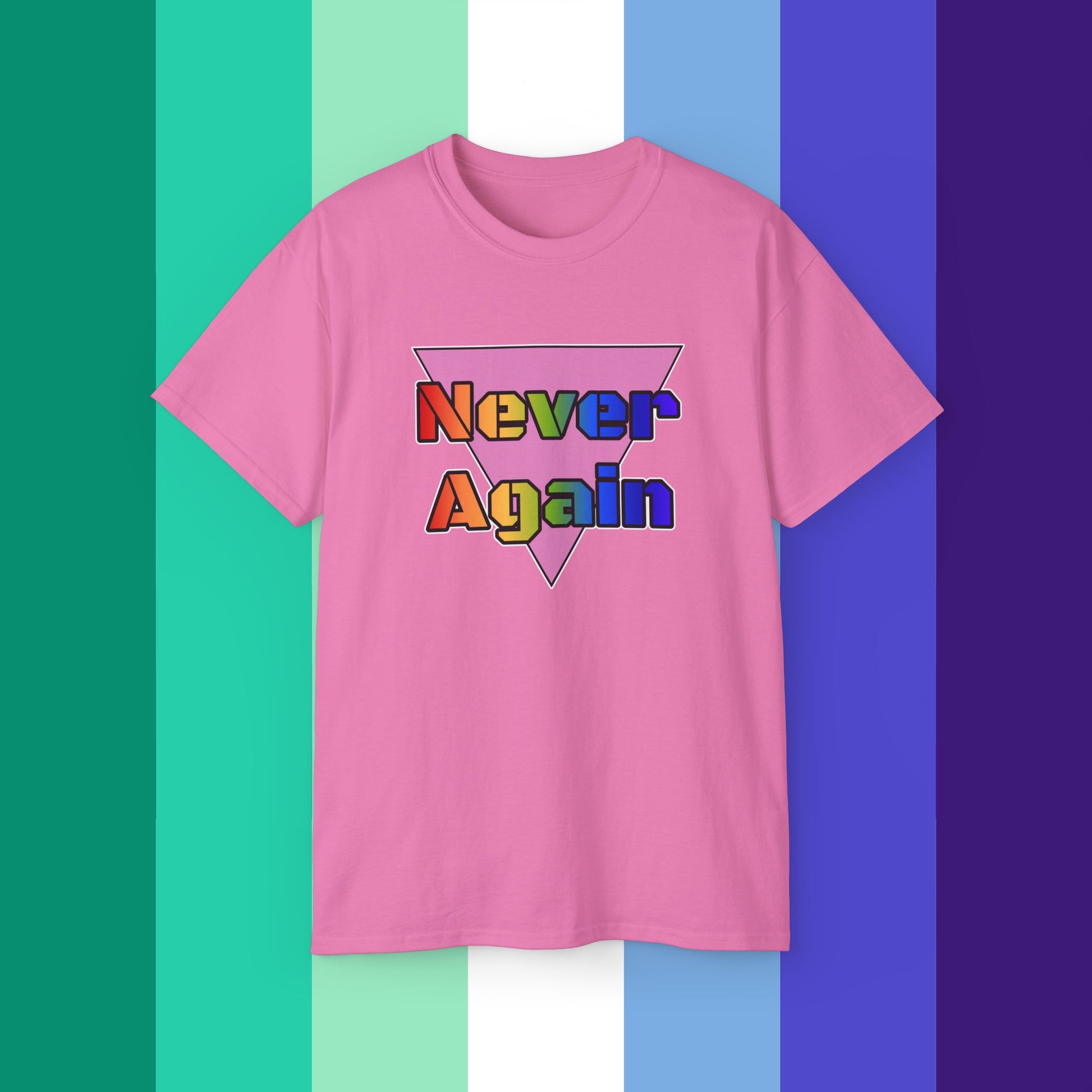 Never Again Bold Letters Ultra Cotton T-Shirt