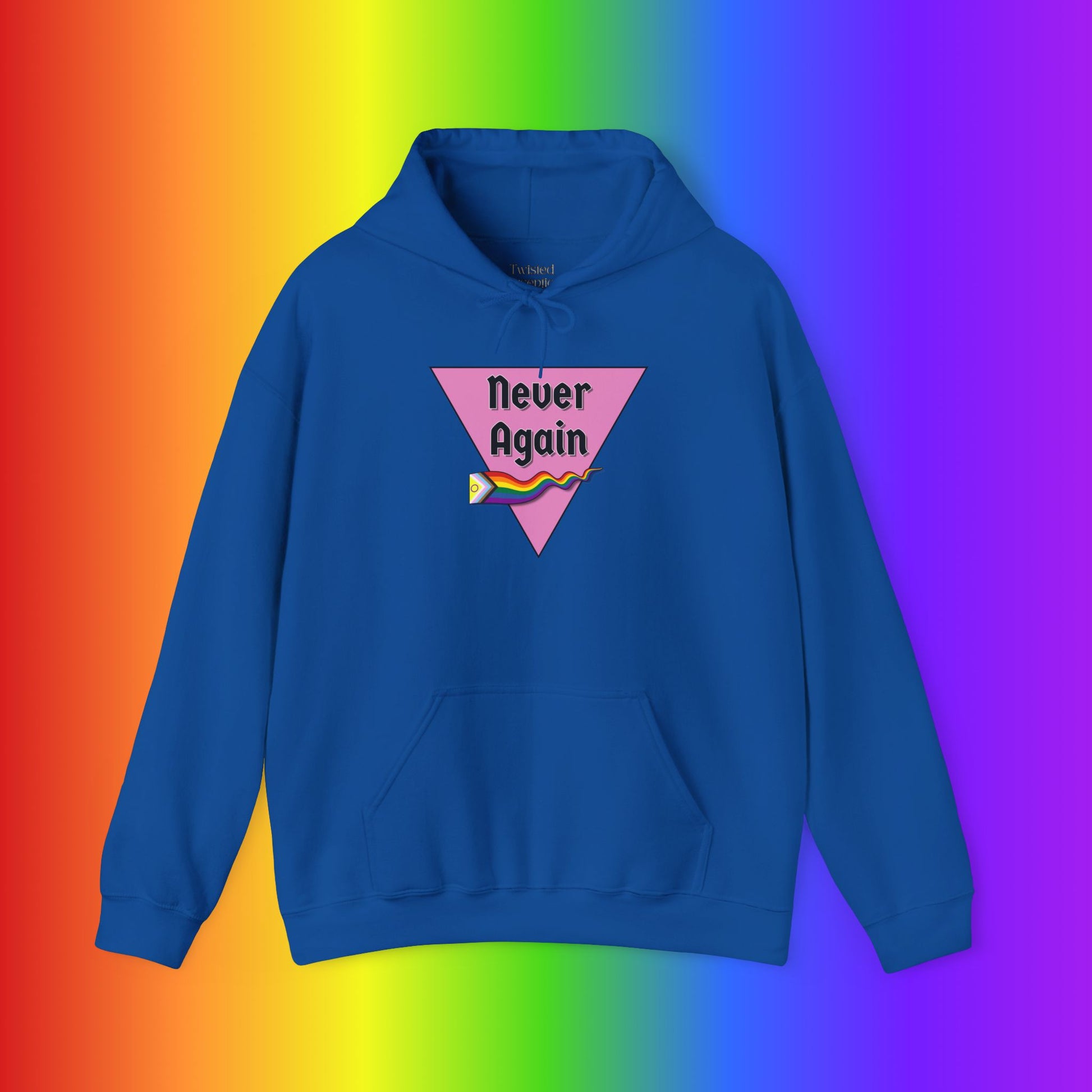 Never Again Heavy Blend Hoodie