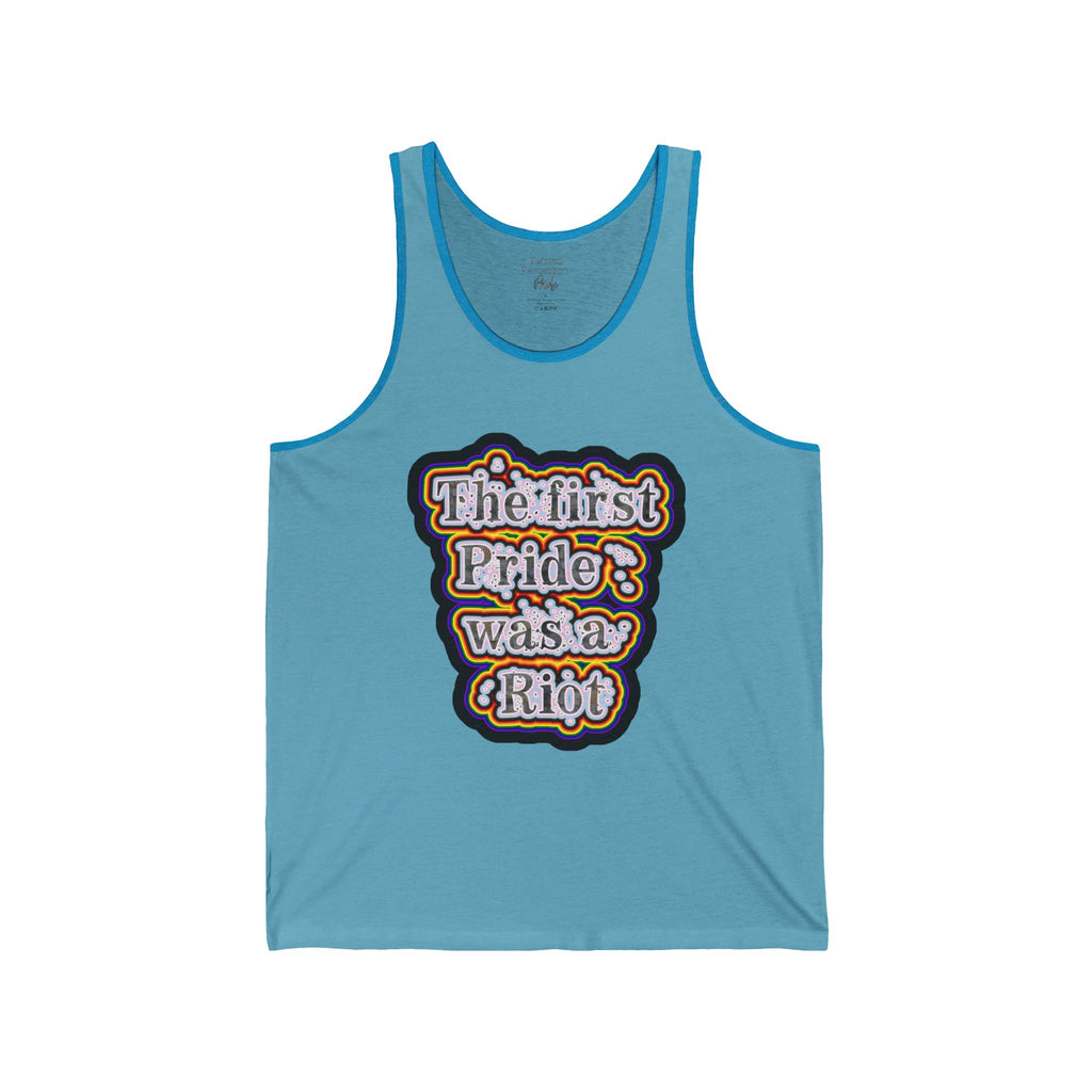 First Pride Riot Jersey Tank Top