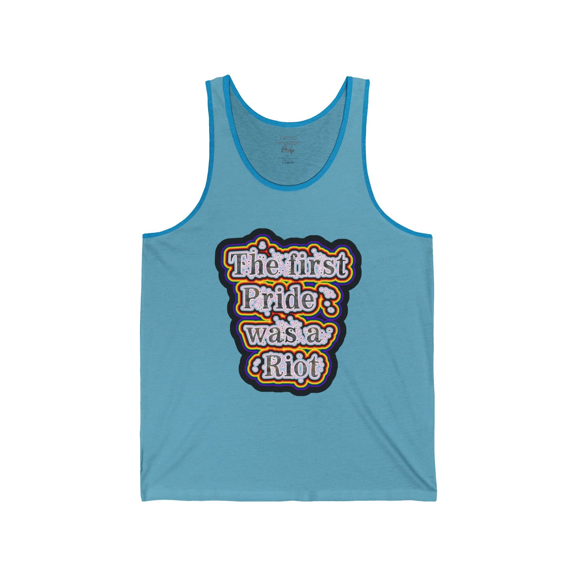 First Pride Riot Jersey Tank Top