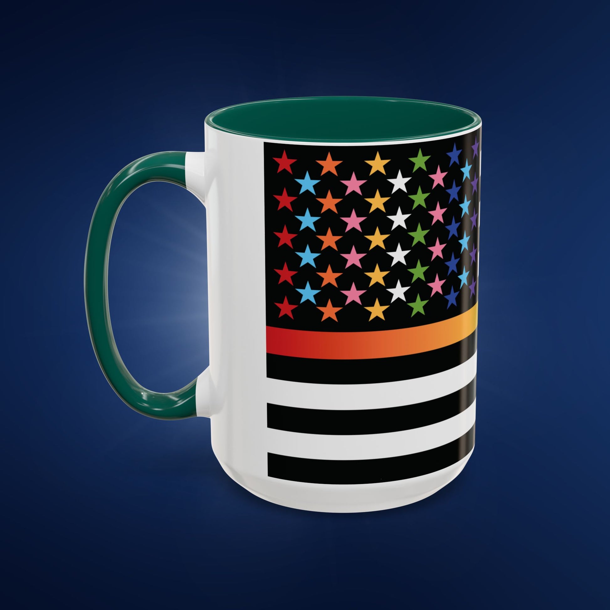 Thin Queer Line Colorful Mug, 11&15oz