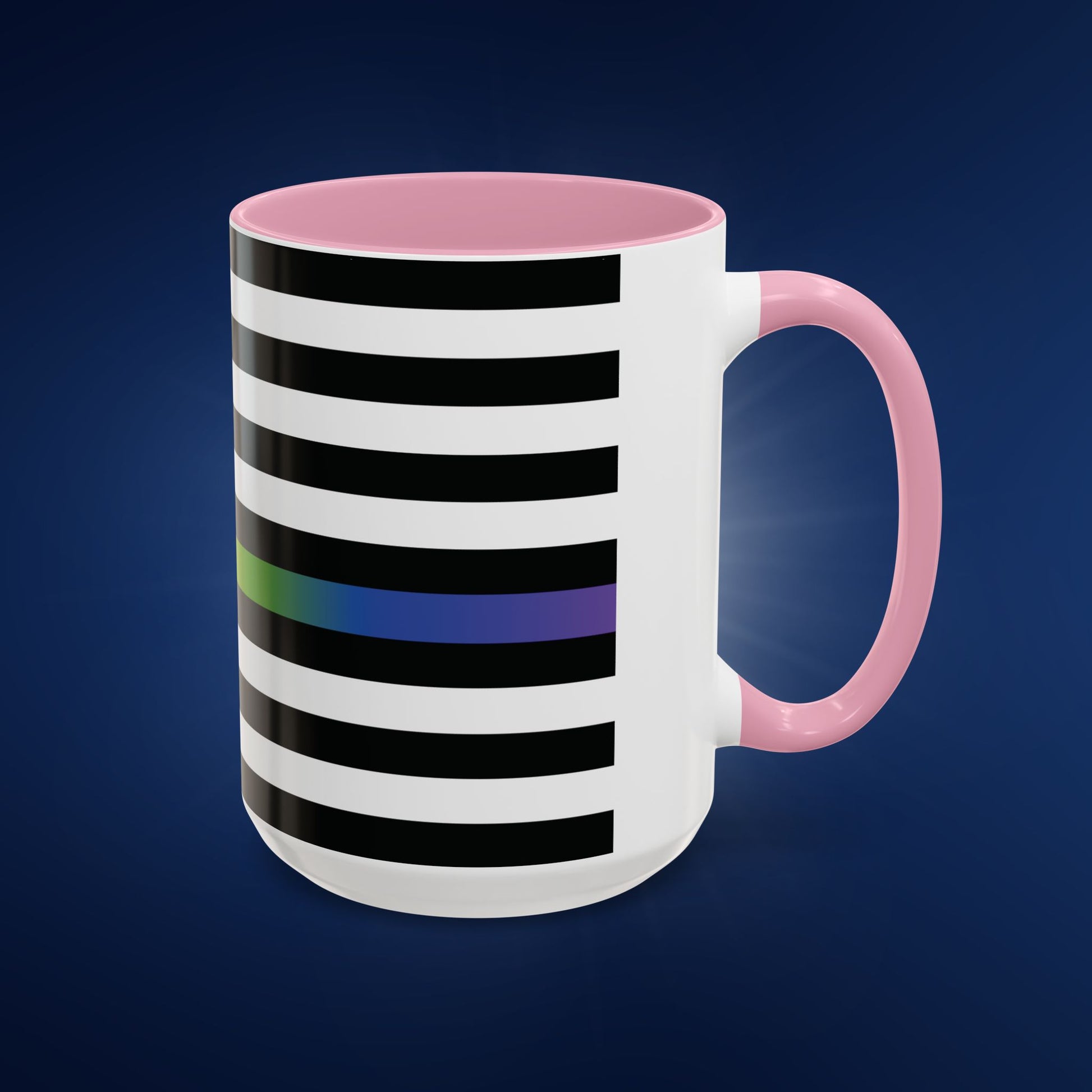 Thin Queer Line Colorful Mug, 11&15oz