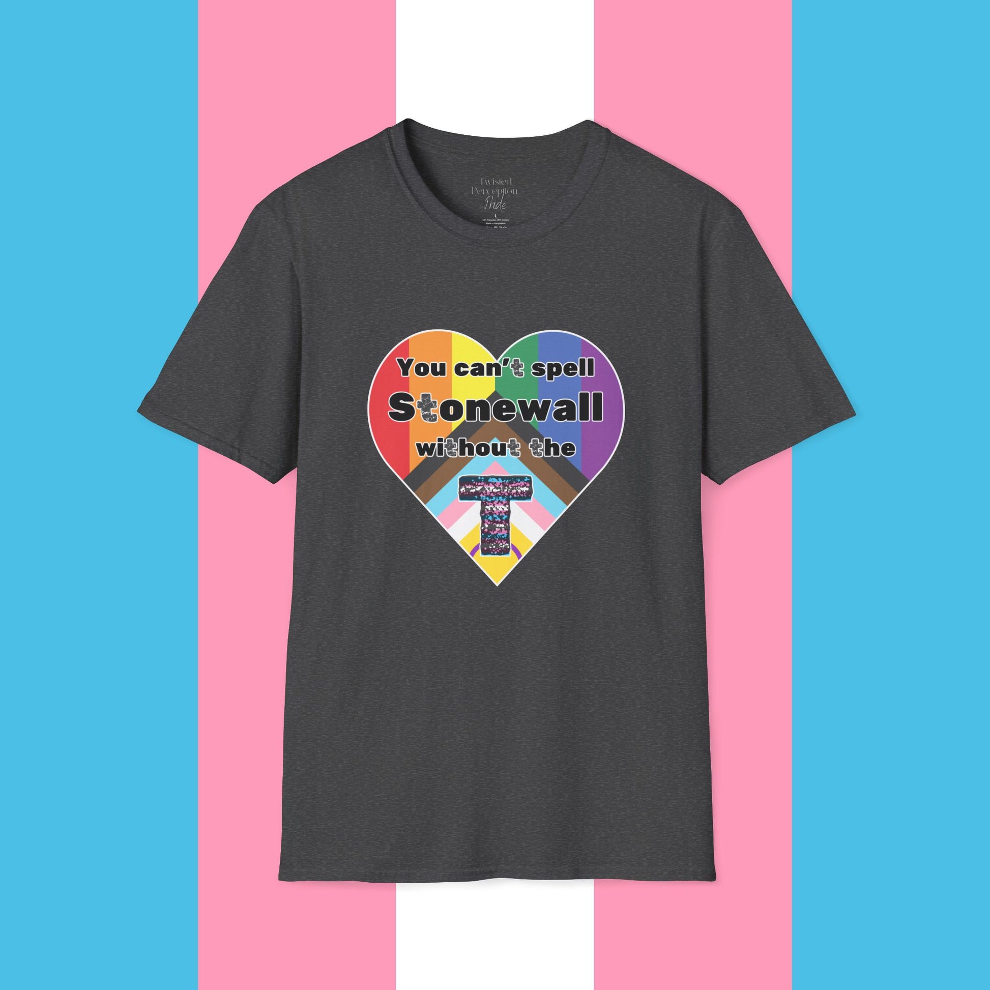 Can't Spell Stonewall Gender Neutral Softstyle T-shirt