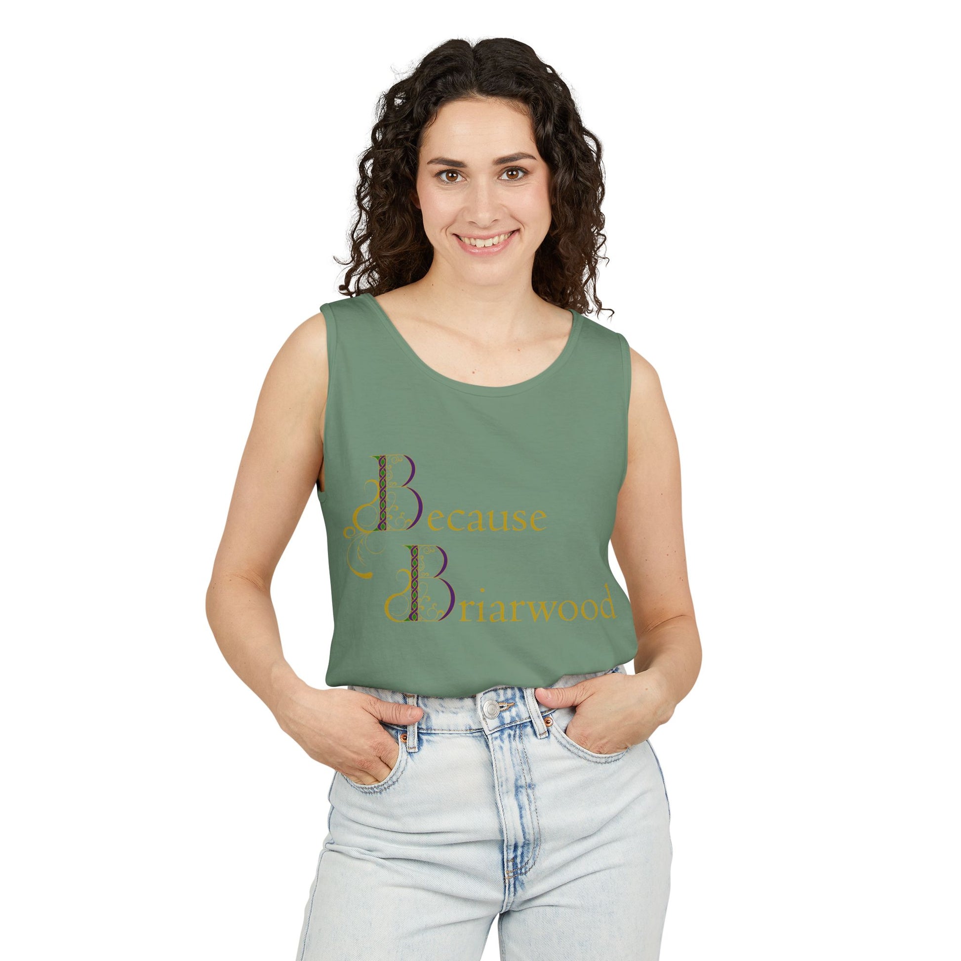 Because Briarwood Garment-Dyed Tank Top