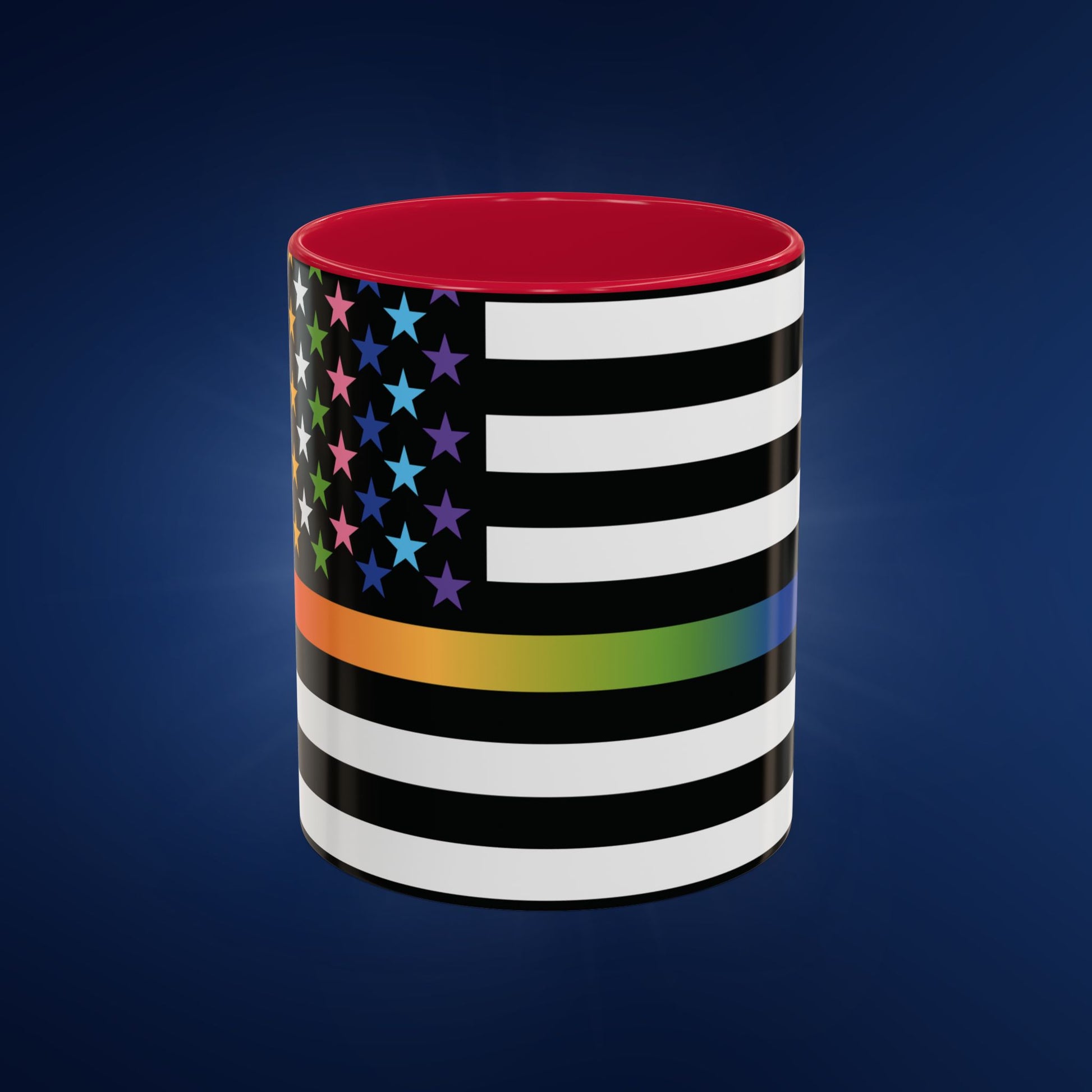 Thin Queer Line Colorful Mug, 11&15oz