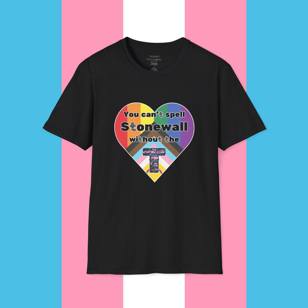 Can't Spell Stonewall Gender Neutral Softstyle T-shirt