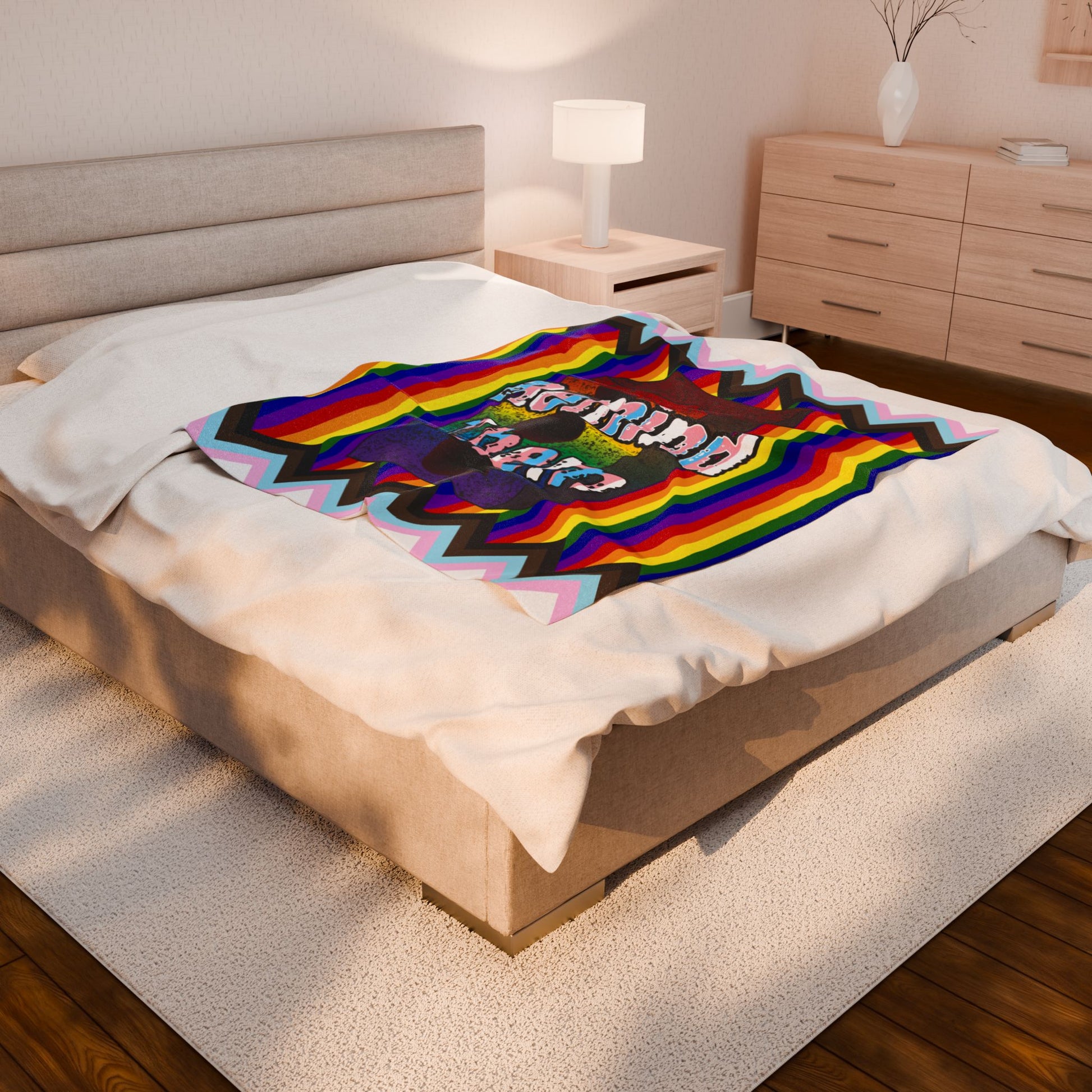 Remind Them Stonewall Brick Plush Throw Blanket