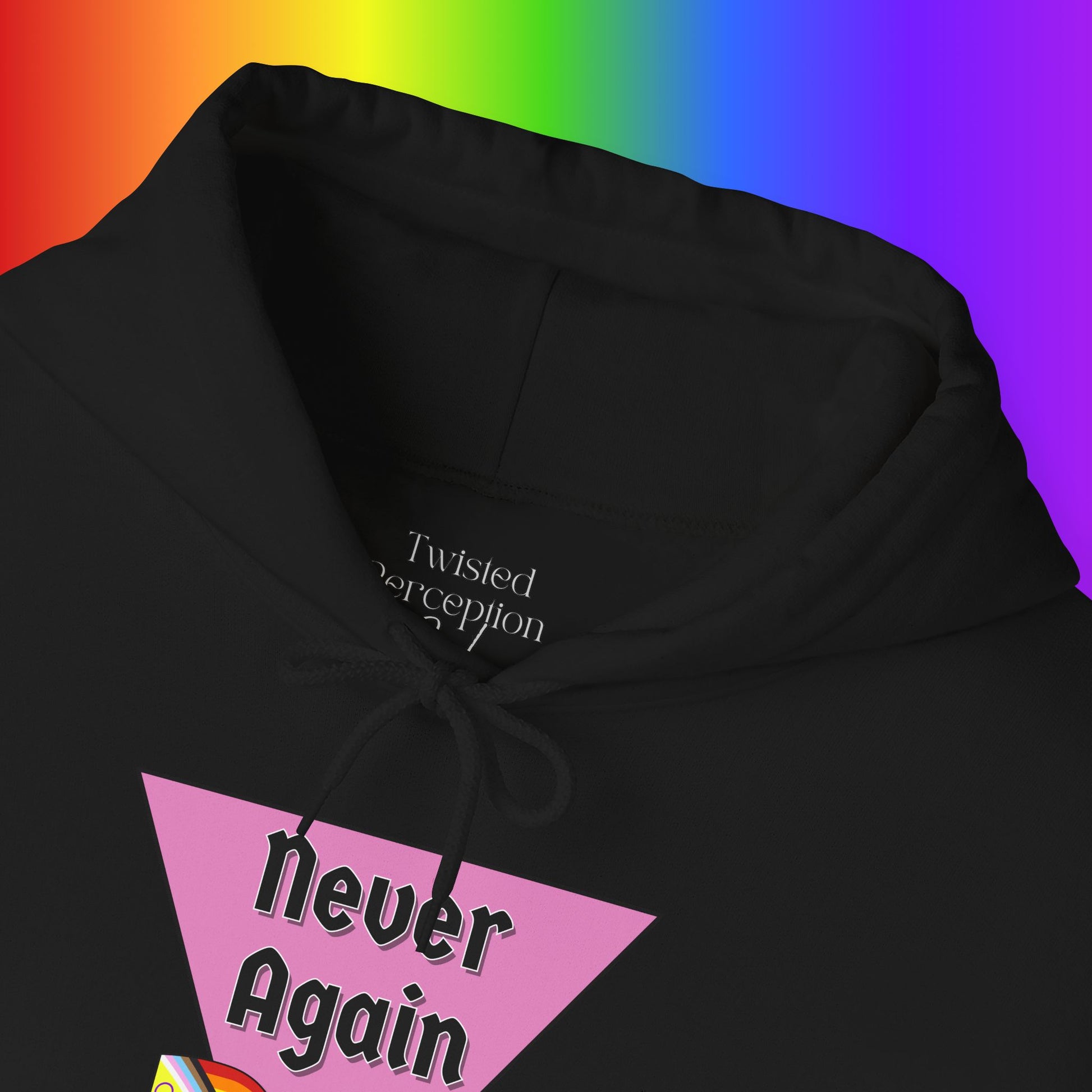 Never Again Heavy Blend Hoodie