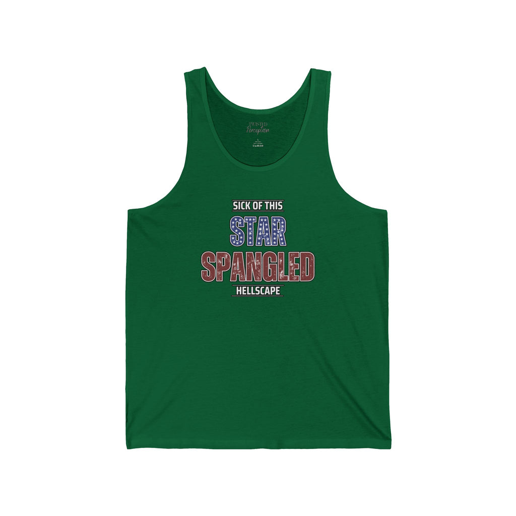 Star Spangled Jersey Tank Top