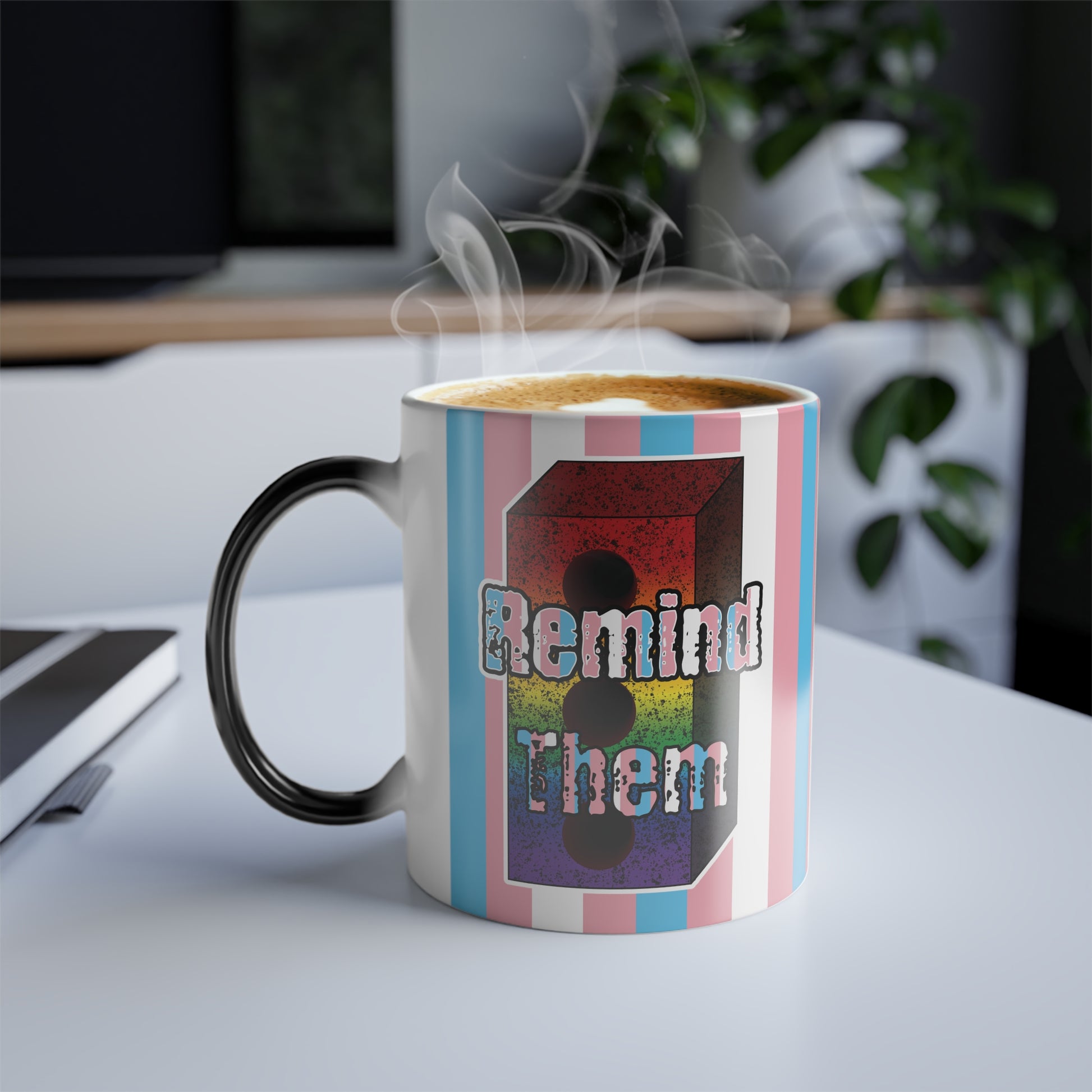 Remind Them Stonewall Brick Color Morphing Mug - 11oz