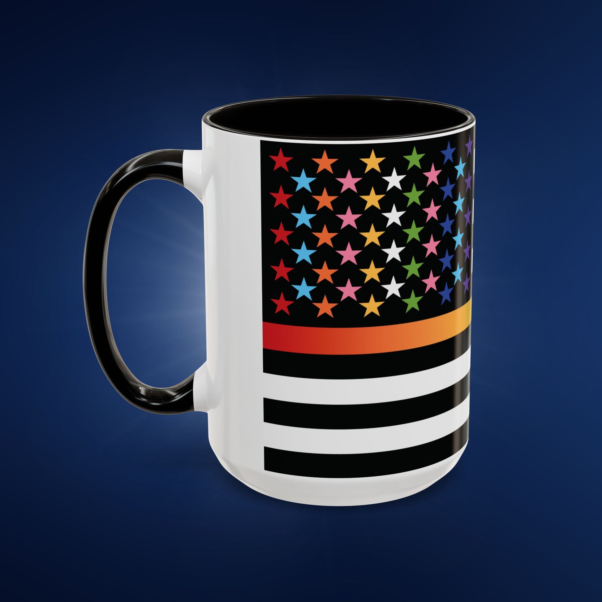 Thin Queer Line Colorful Mug, 11&15oz