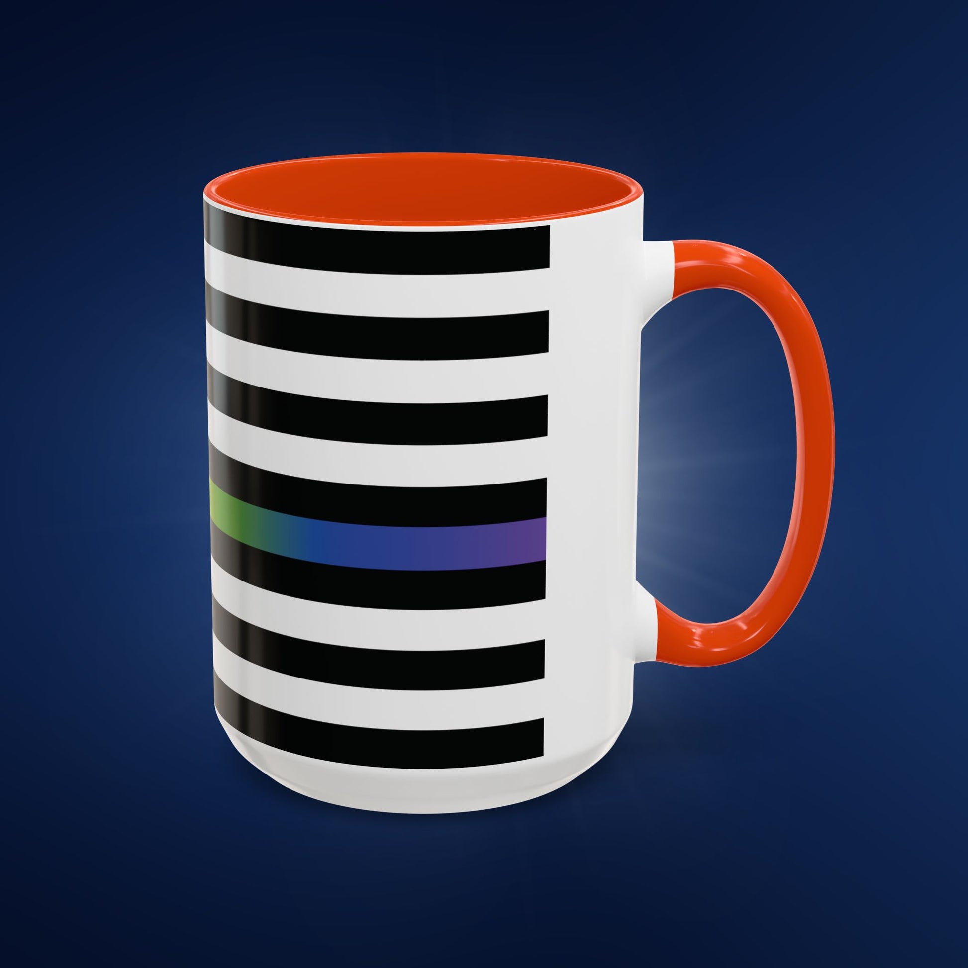 Thin Queer Line Colorful Mug, 11&15oz
