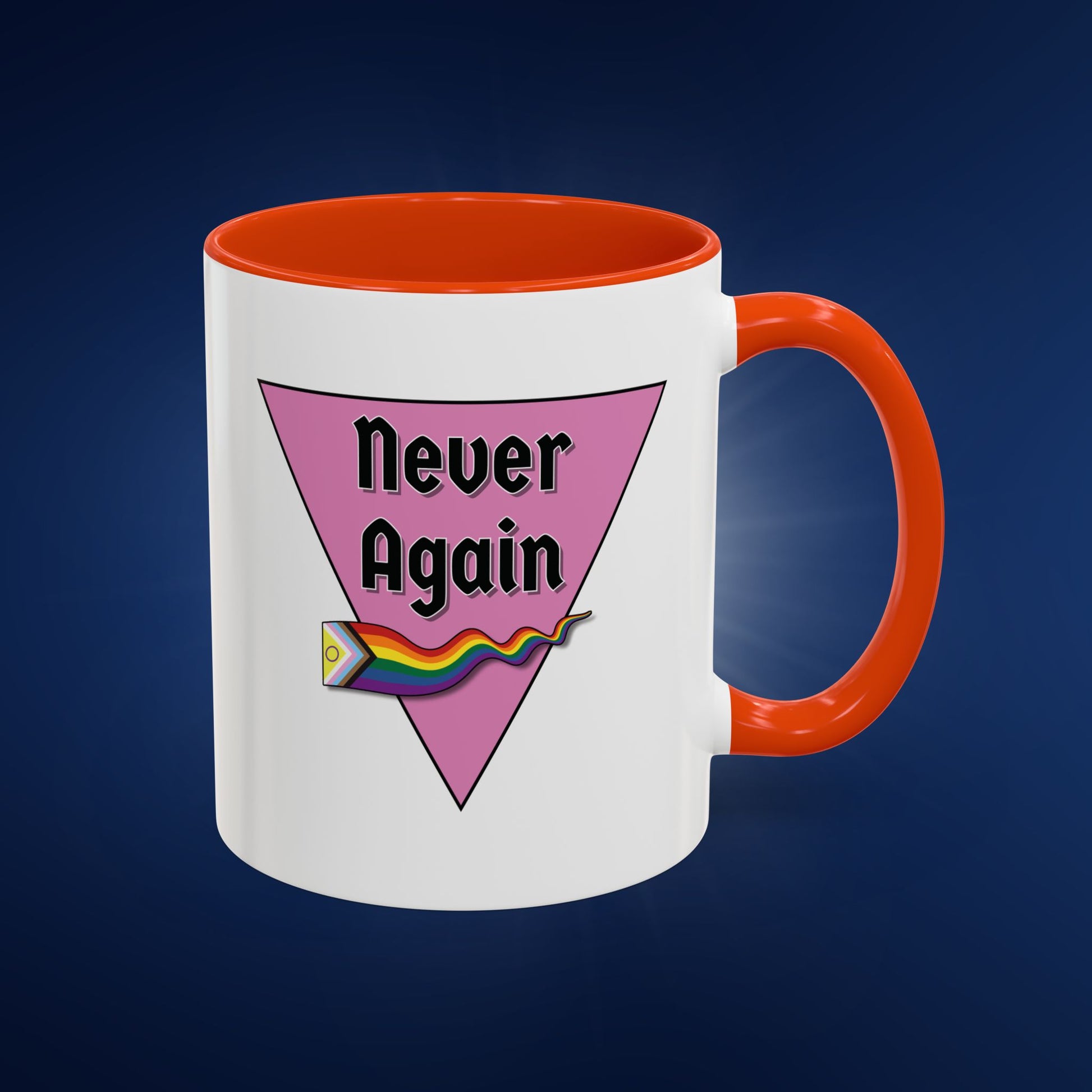Colorful Pride Mug - "Never Again" - 11oz & 15oz Options