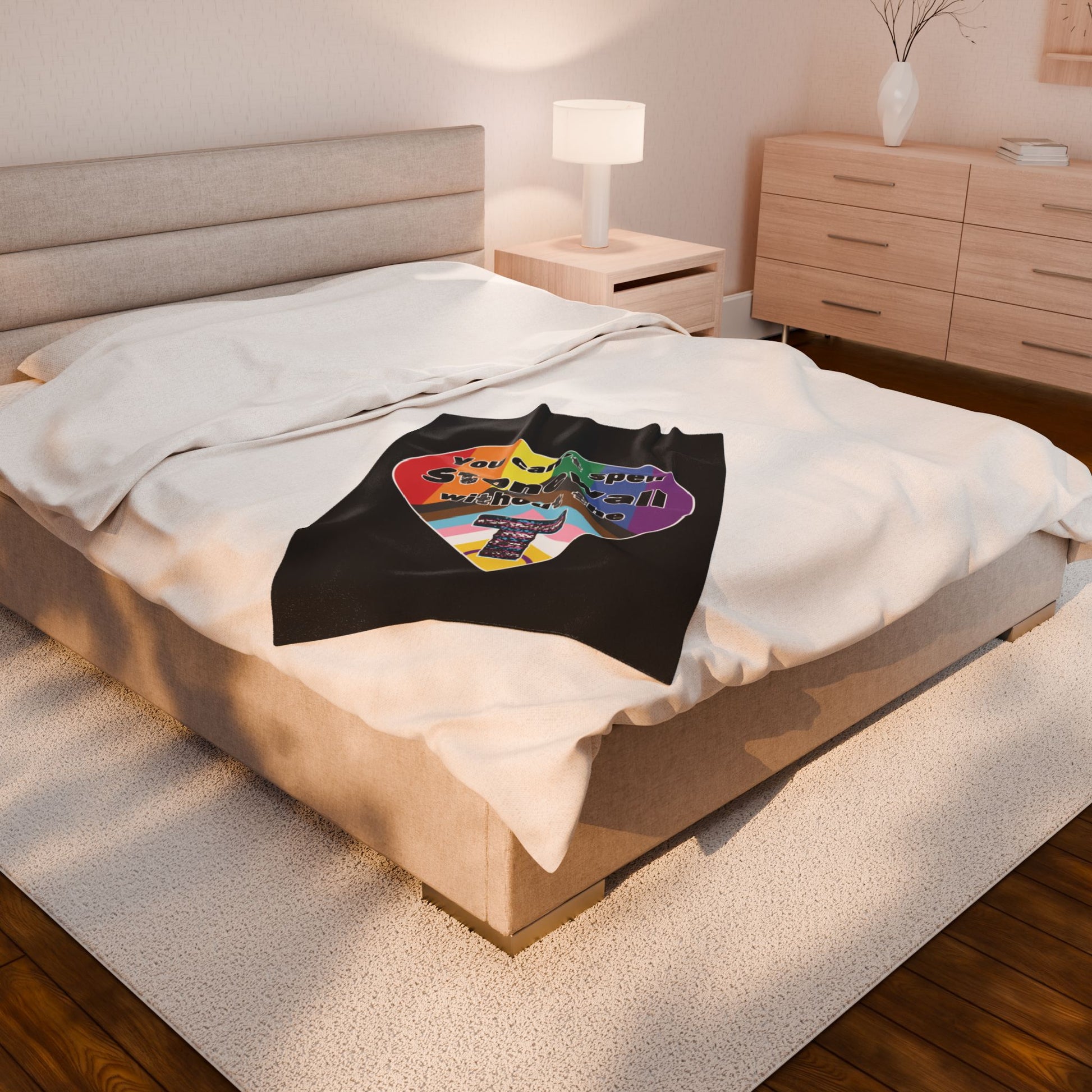 You Can't Spell Stonewall Without The TVelveteen Plush Blanket