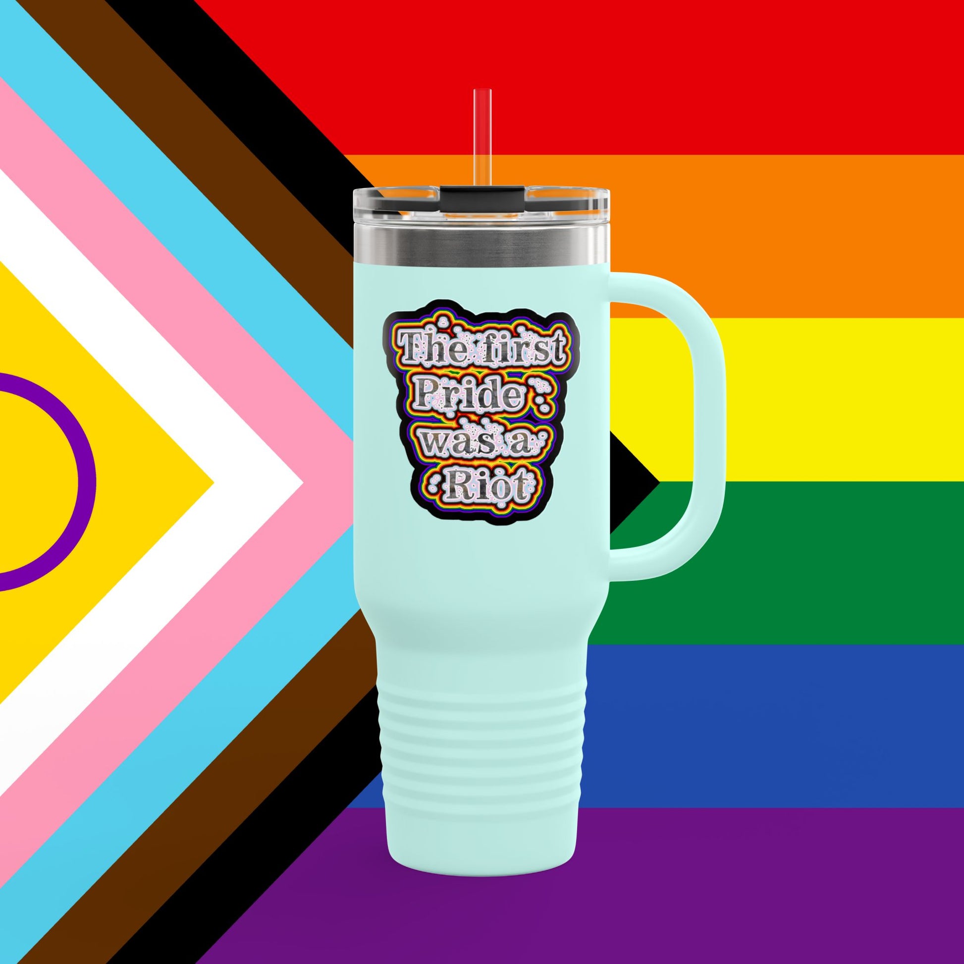 First Pride 40oz Insulated Travel Mug
