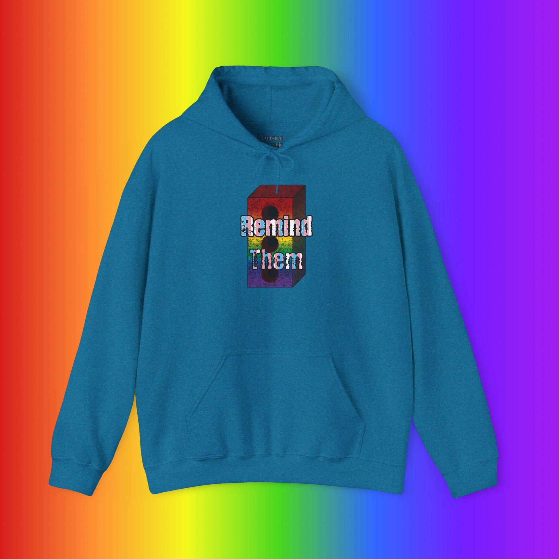 Remind Them Stonewall Brick Heavy Blend Hoodie