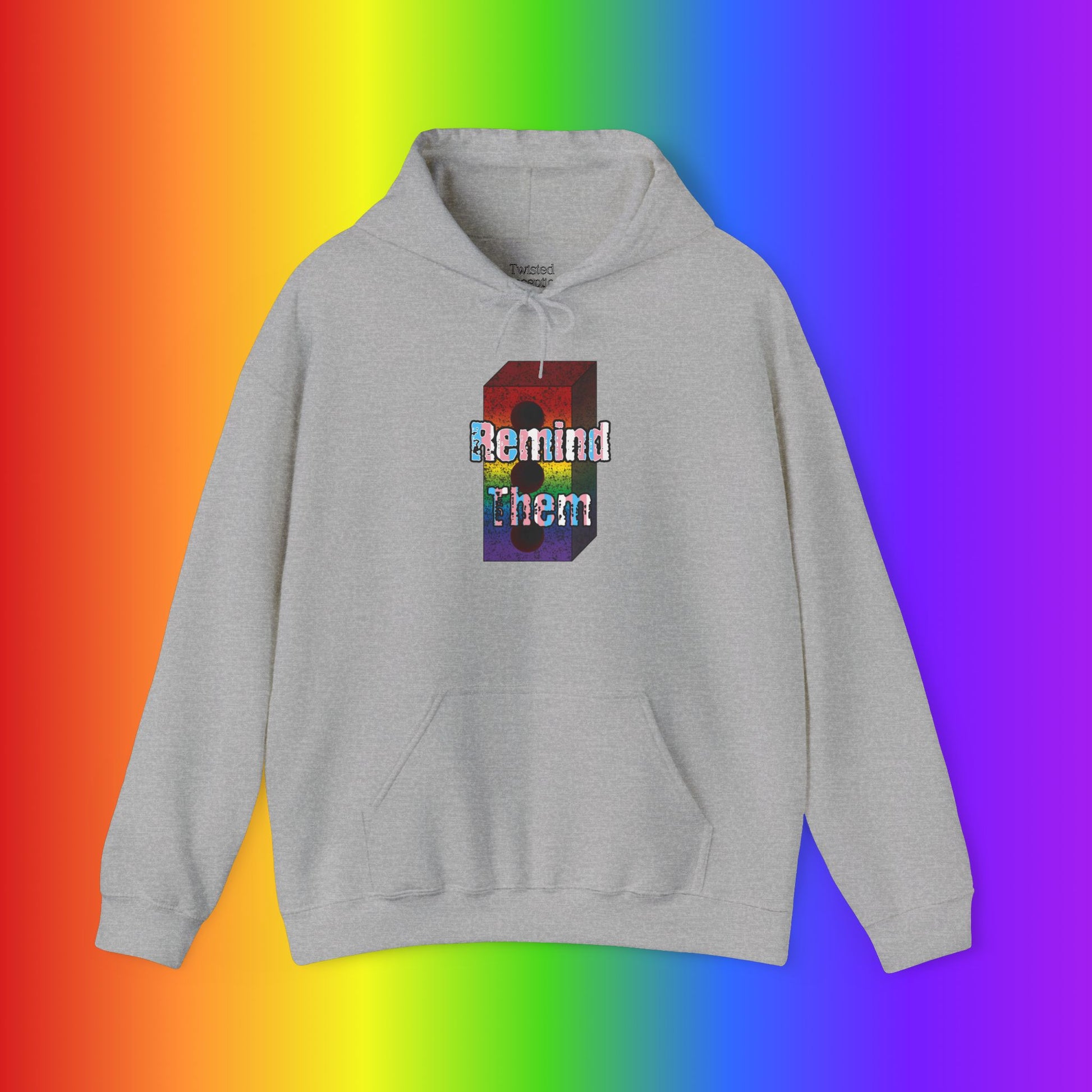 Remind Them Stonewall Brick Heavy Blend Hoodie